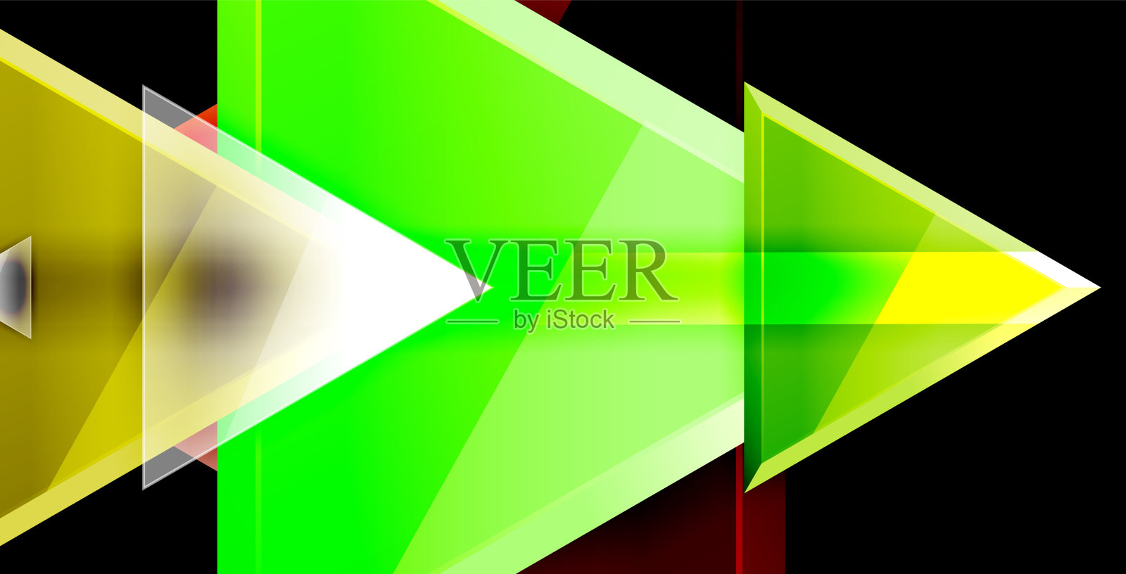 三维三角形矢量最小抽象背景设计，抽象海报几何设计插画图片素材