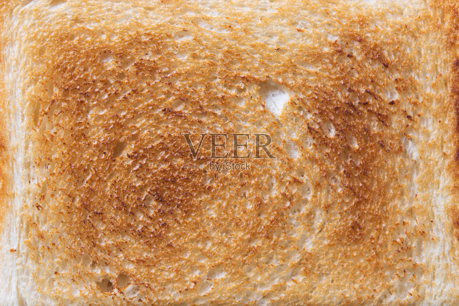 切片烤三明治面包的图案。食物过敏。从以上观点。照片摄影图片