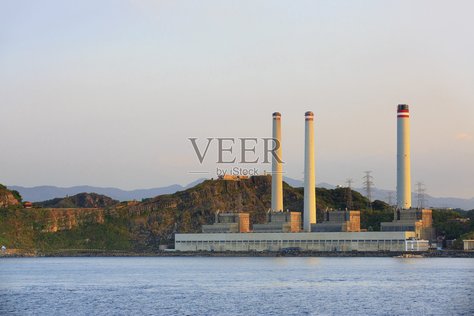 基隆谢河发电厂照片摄影图片