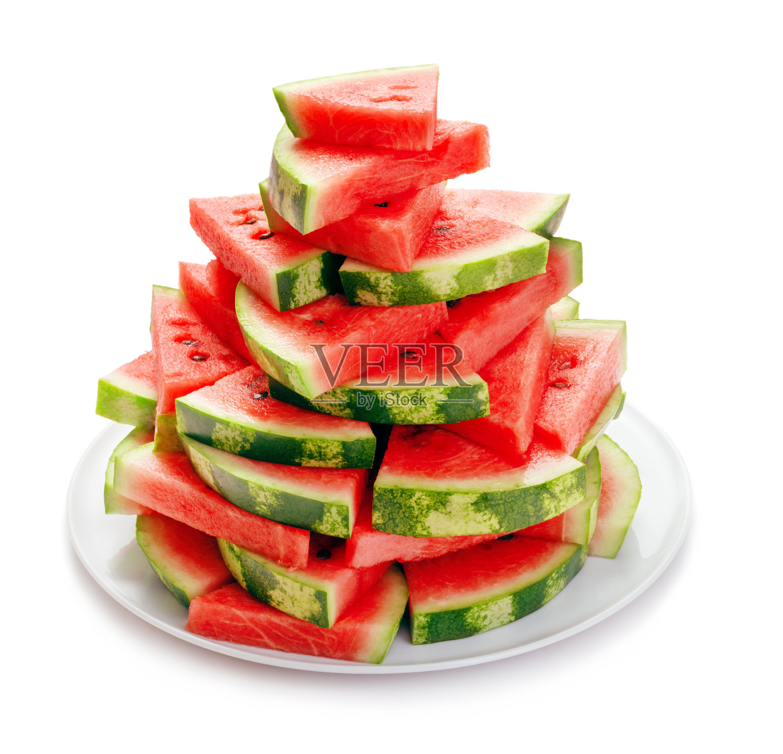 成堆的西瓜片照片摄影图片