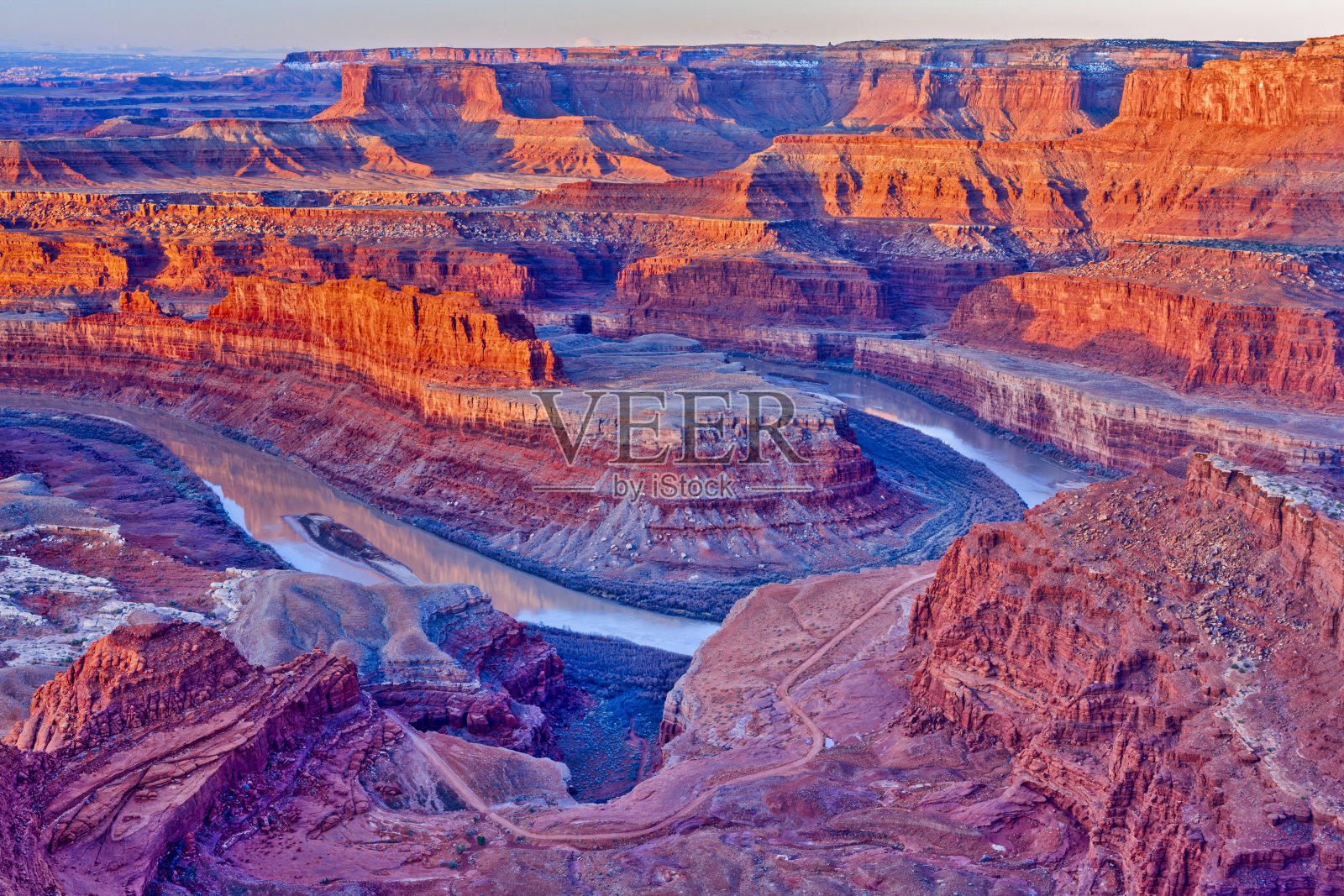 犹他州的死马角州立公园照片摄影图片