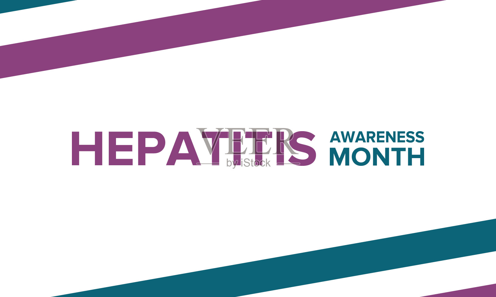 五月举办肝炎宣传月。在美国通过提高对病毒性肝炎的认识的年度运动。肝炎测试一天。海报、卡片、横幅和背景。矢量图插画图片素材