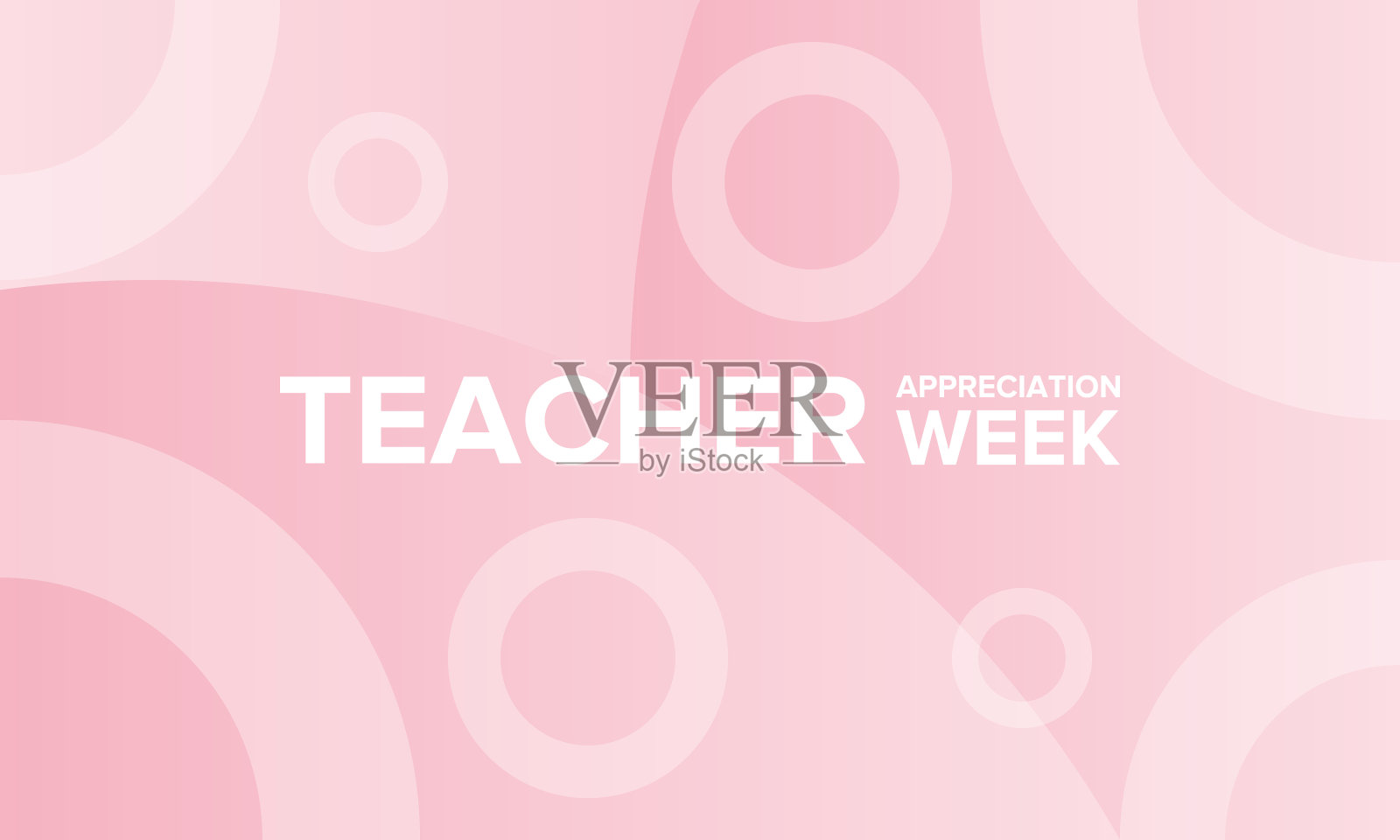 美国教师感恩周。每年五月庆祝。学校与国家教育理念。海报、卡片、横幅和背景。矢量图插画图片素材