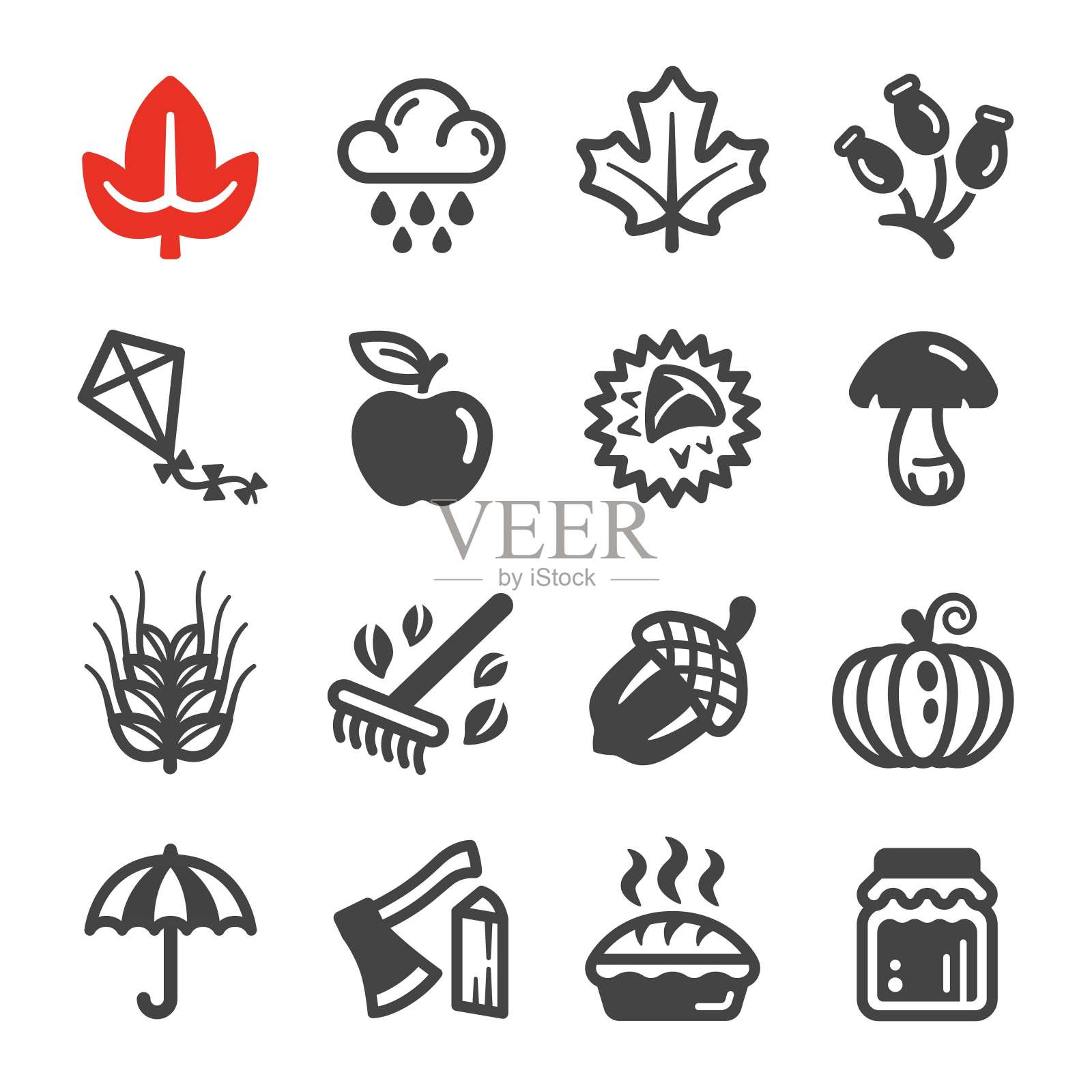 秋天图标设置图标素材