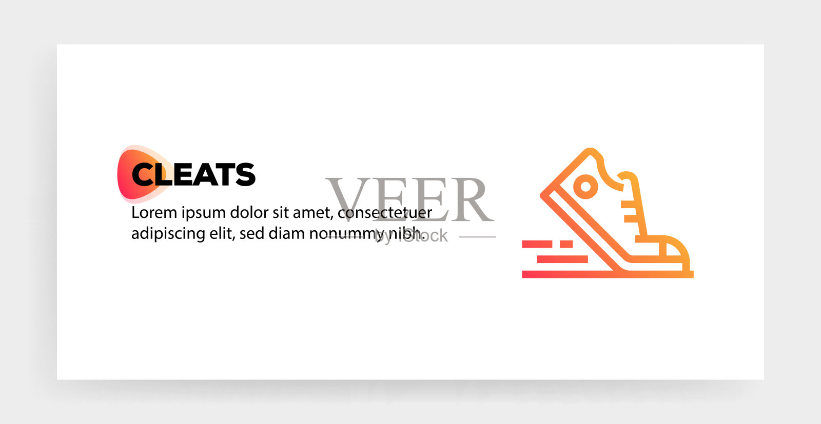 楔子图标的概念插画图片素材