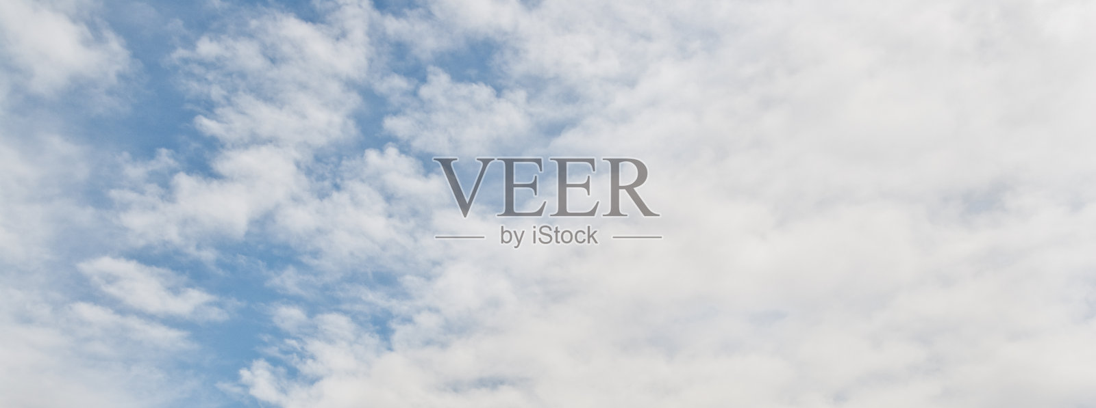 蓝天中的积云照片摄影图片