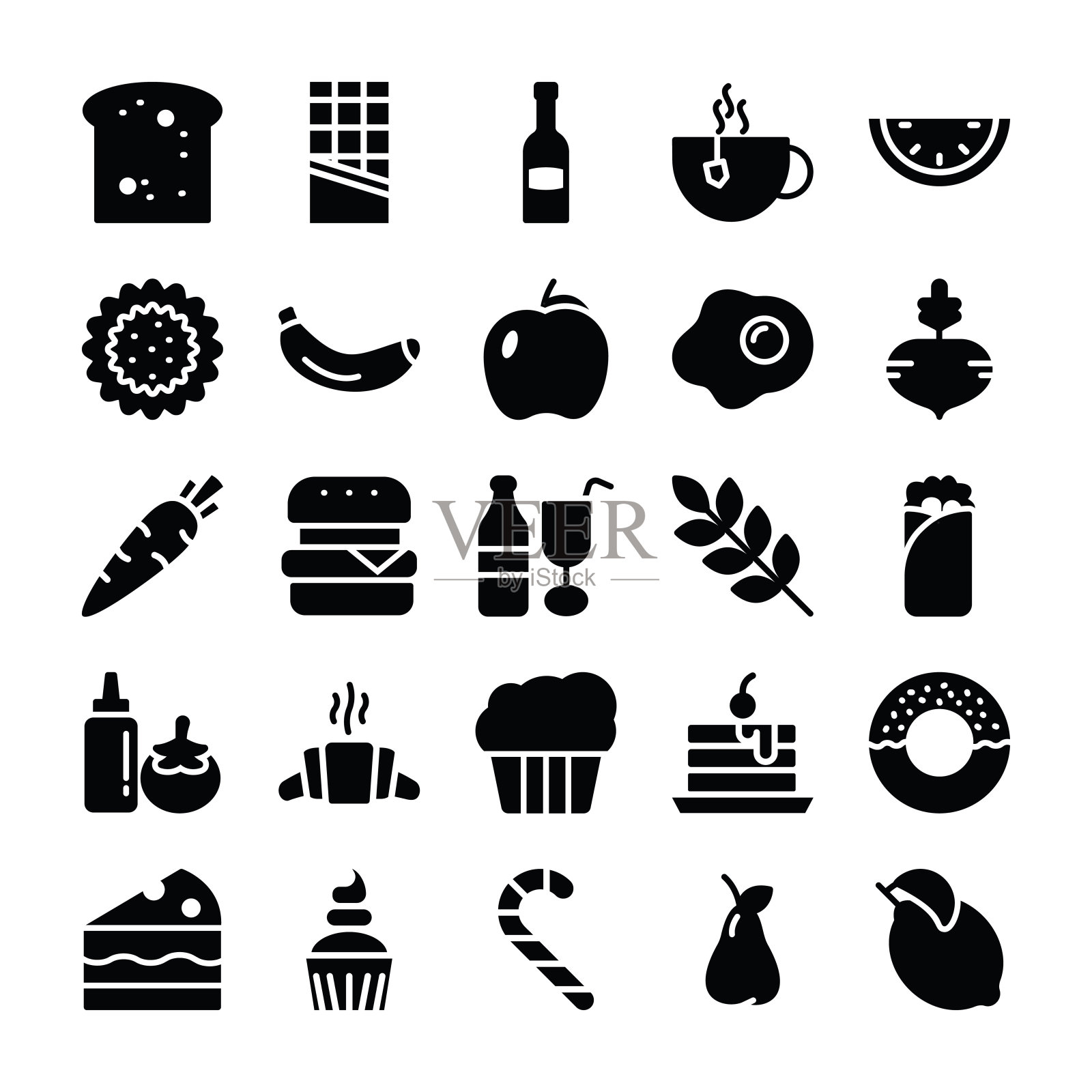 食品包装图标图标素材