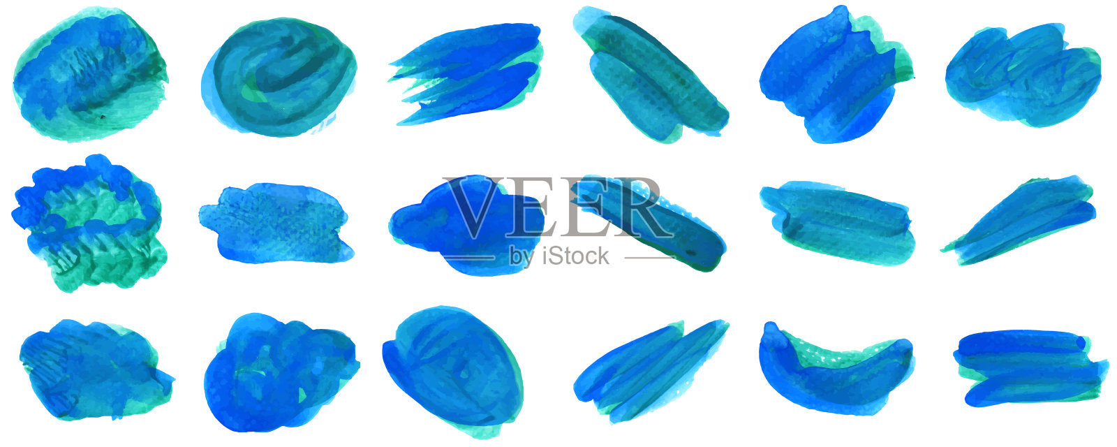 为文本设置水彩背景插画图片素材