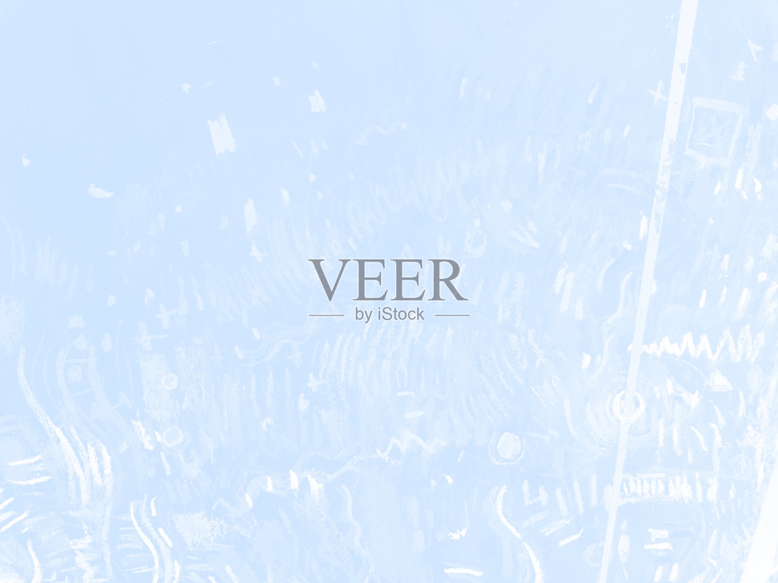 蓝色石墨纹理与素描铅笔。插画图片素材