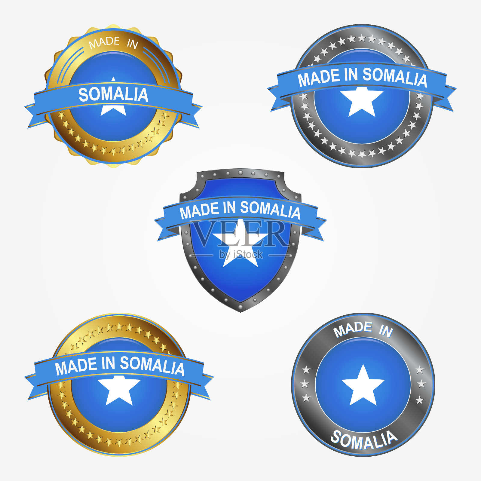 设计标签在索马里制造插画图片素材