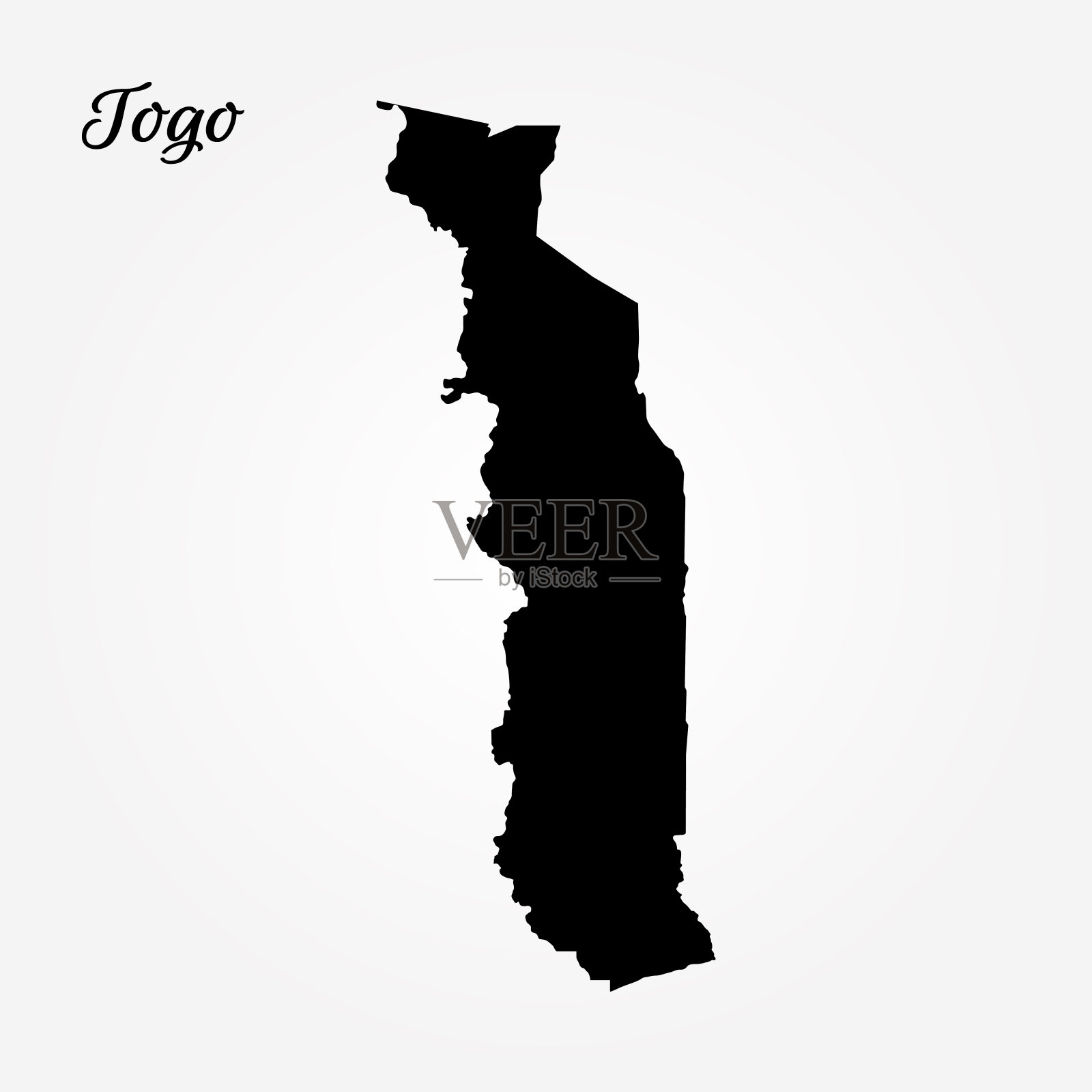 多哥的地图插画图片素材