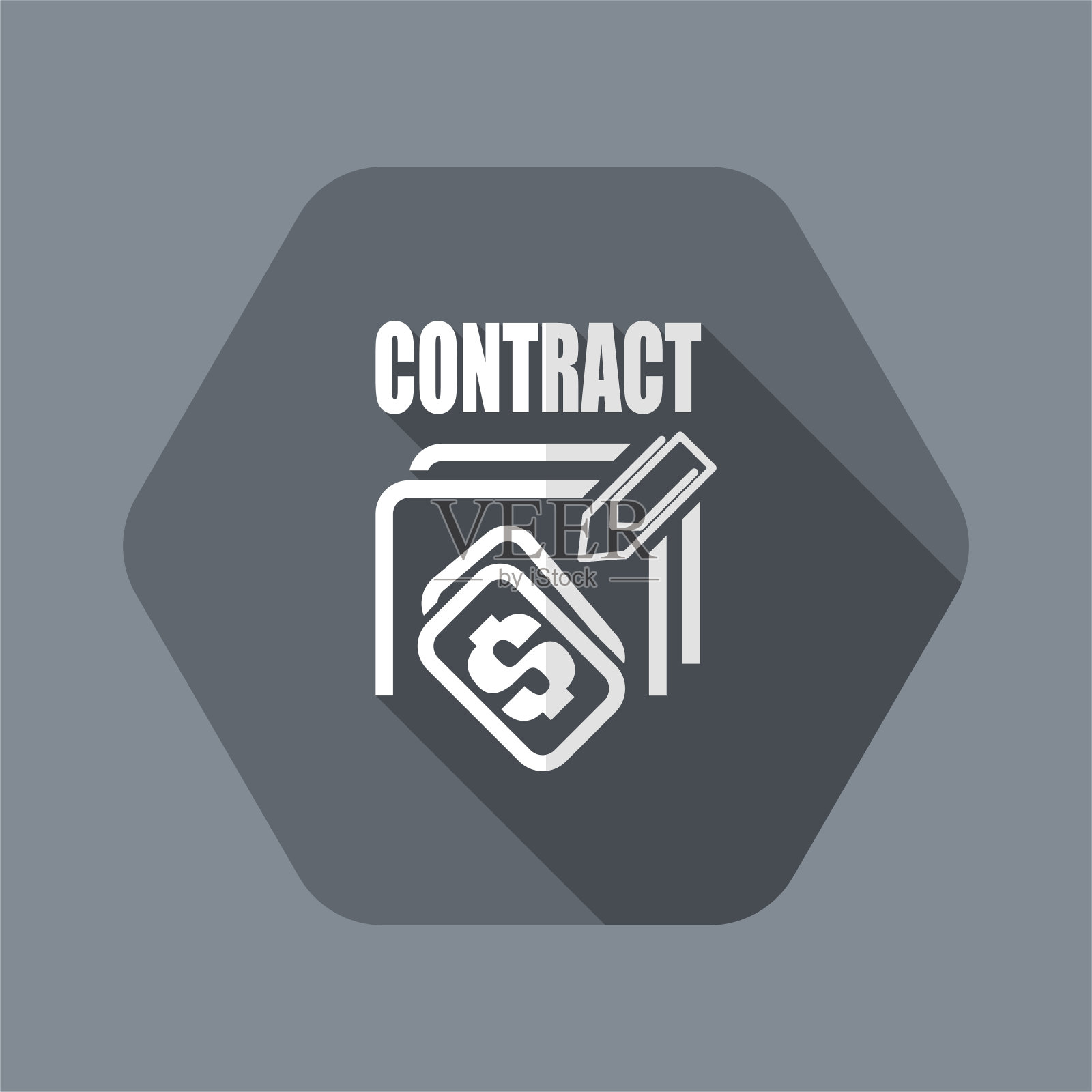 矢量插图合同图标插画图片素材