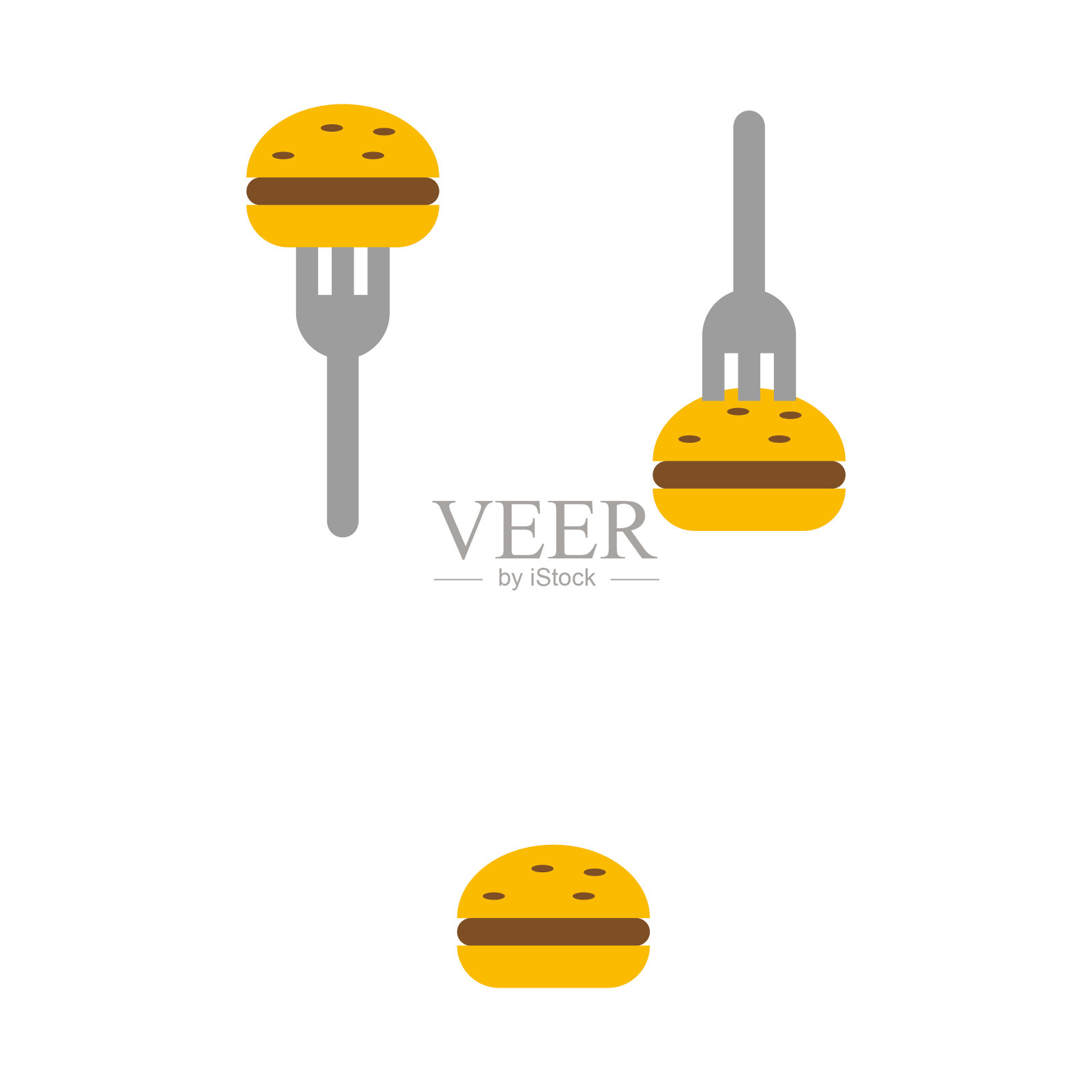 汉堡7插画图片素材
