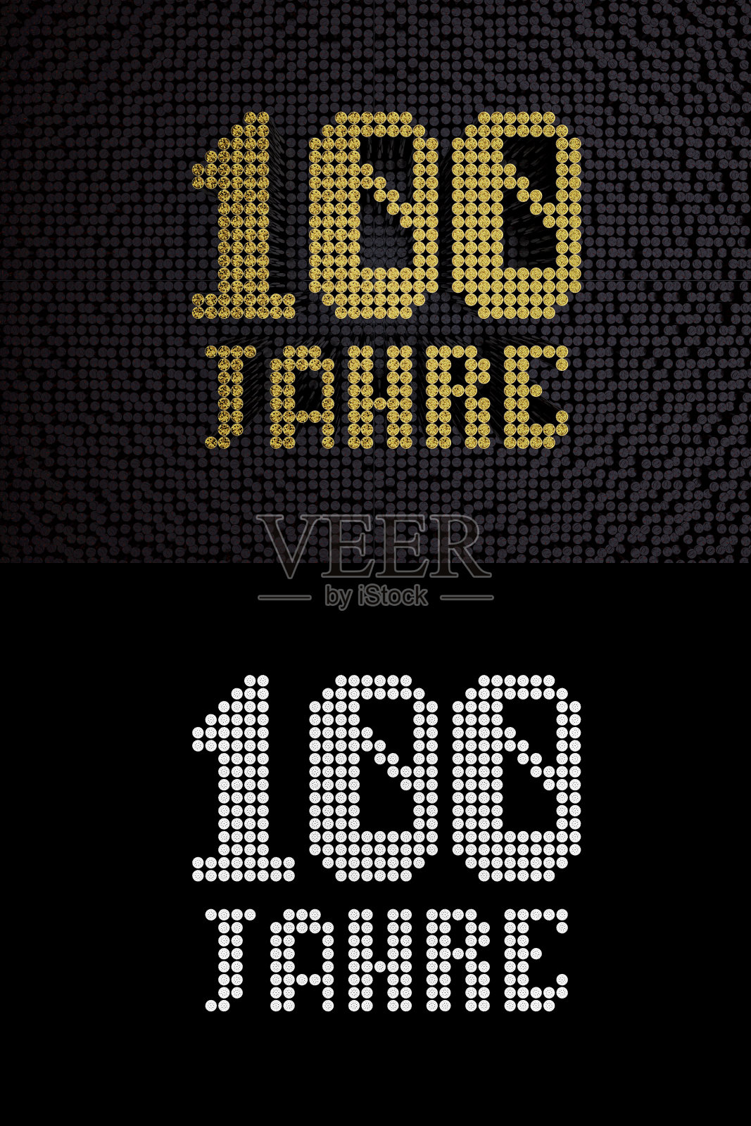 德国黄金数字百年。三维渲染照片摄影图片