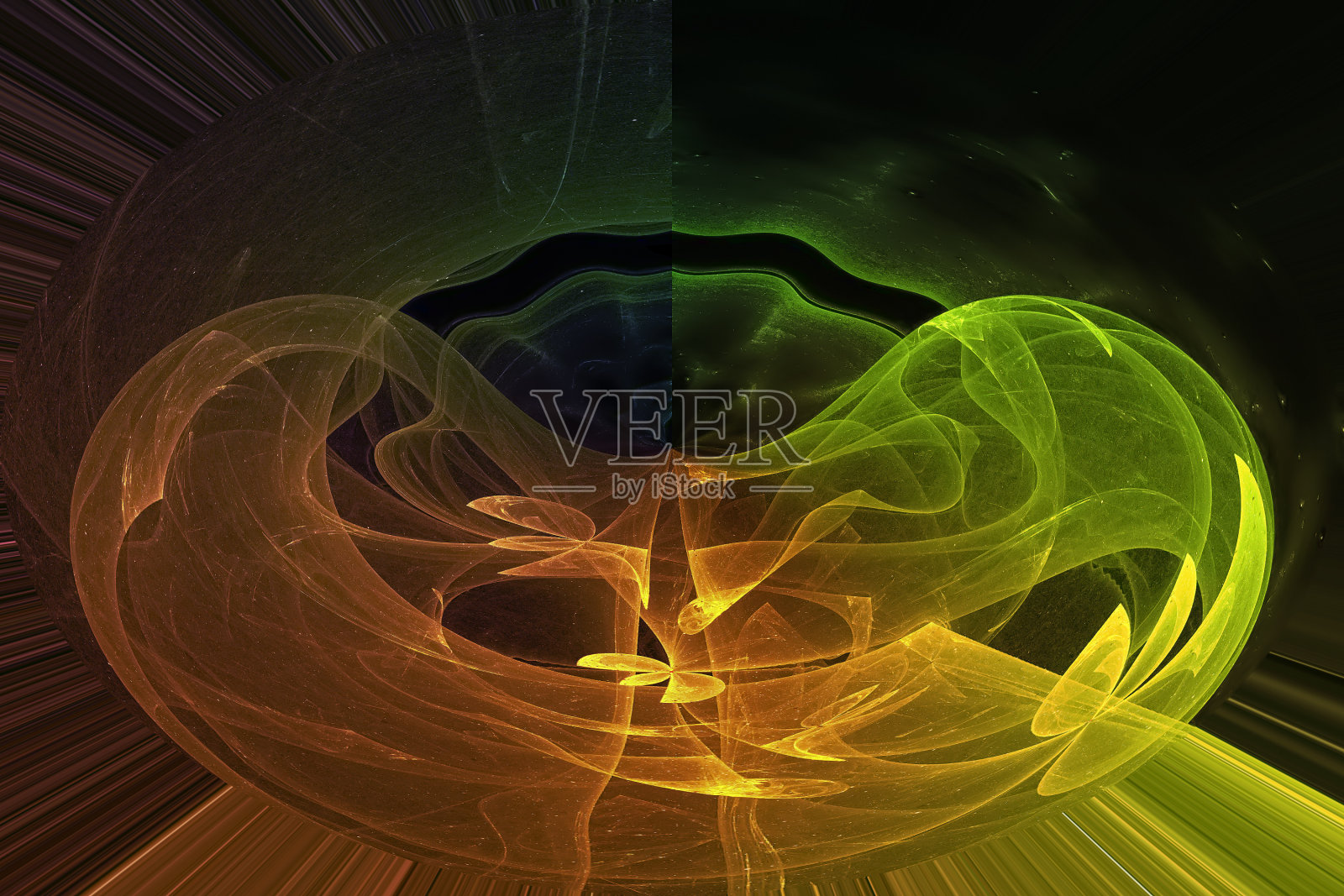 抽象数字分形，幻想设计照片摄影图片