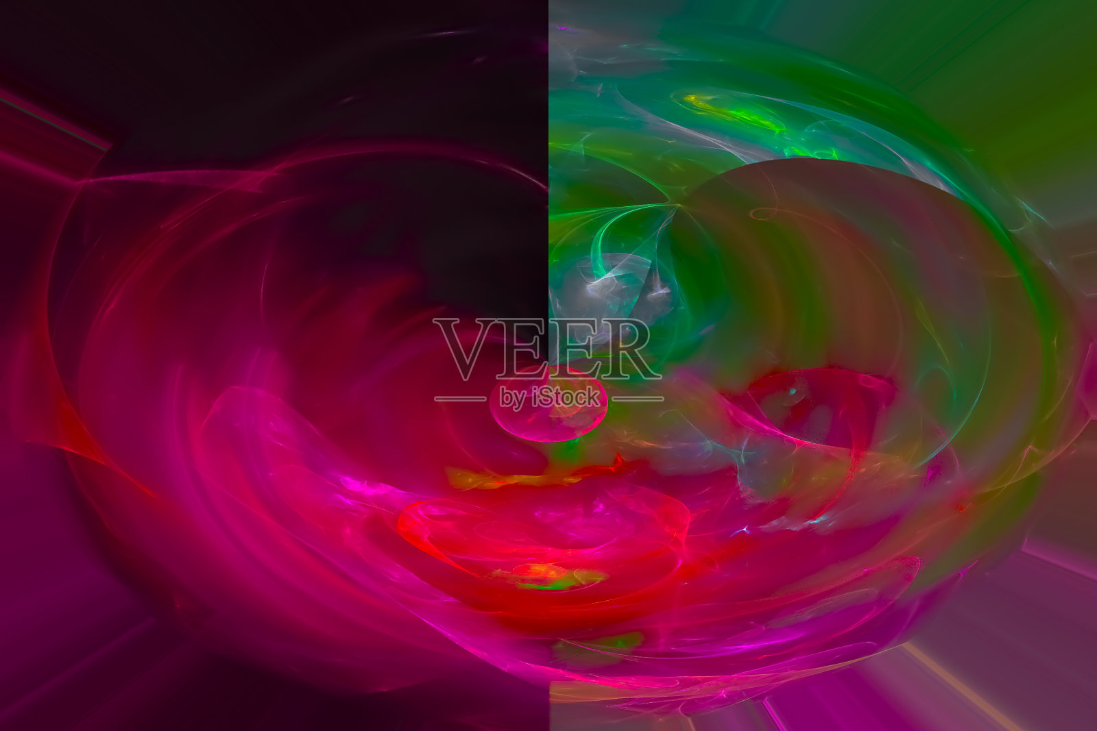 抽象数字分形，幻想设计照片摄影图片