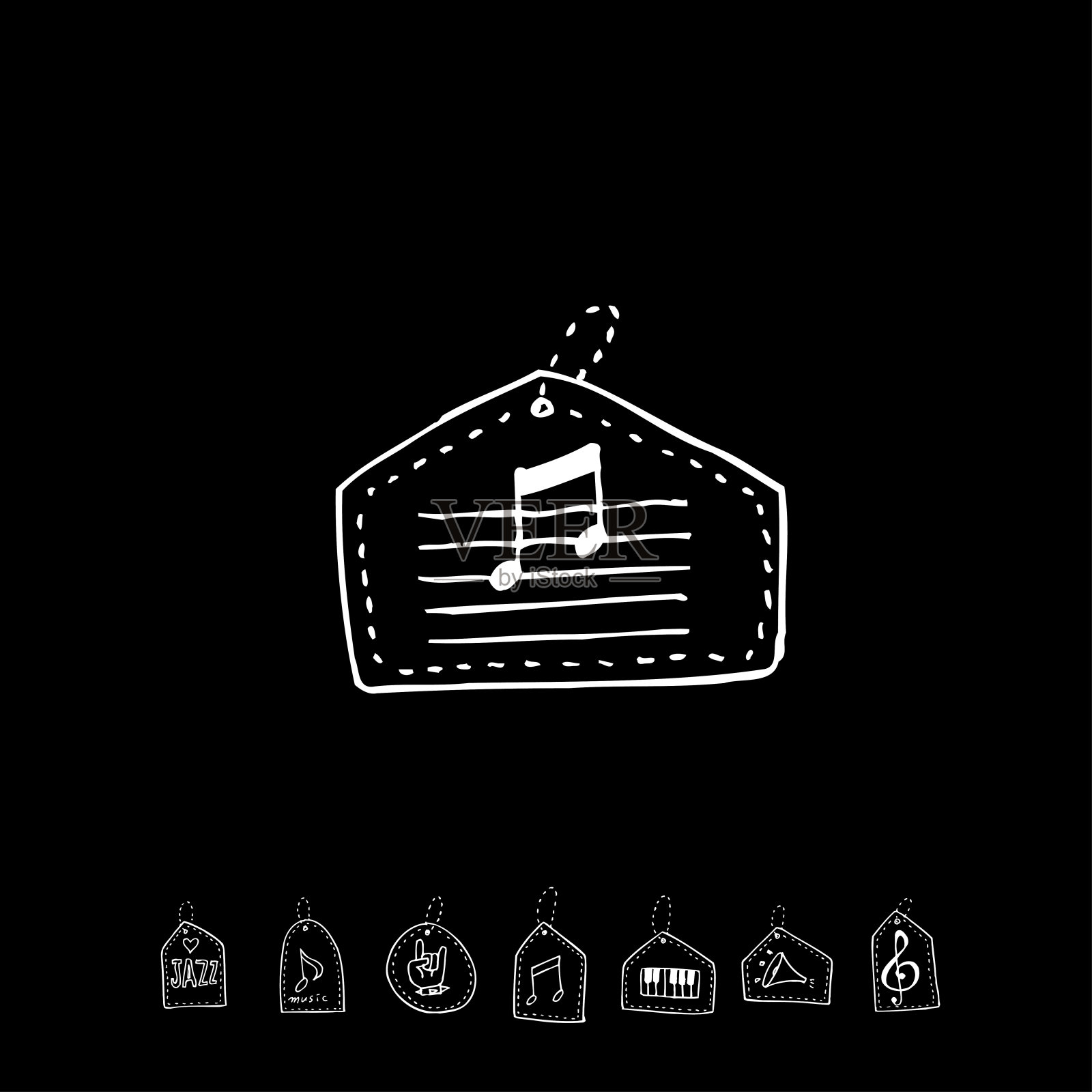 音乐会的海报设计元素图片