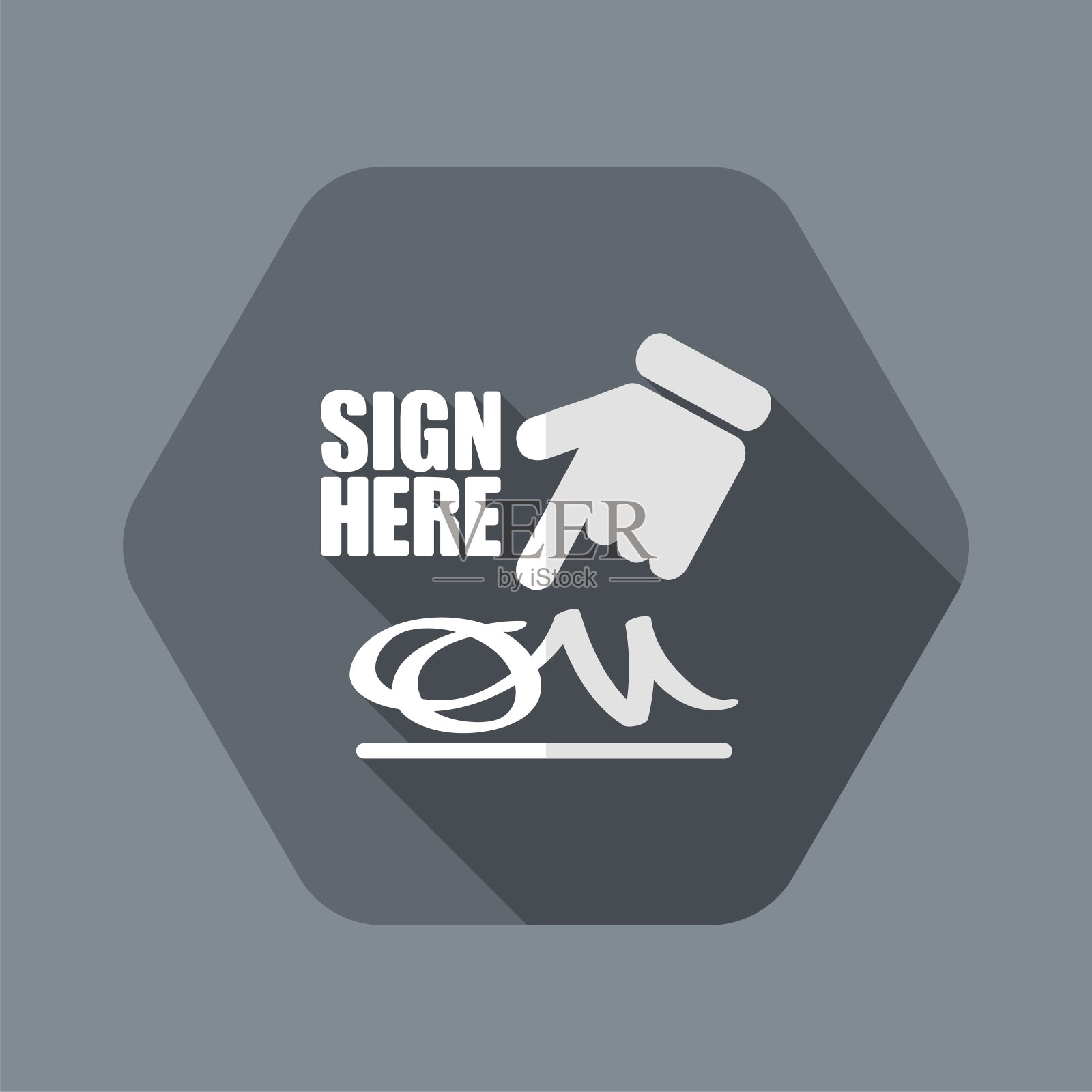 签署文件插画图片素材