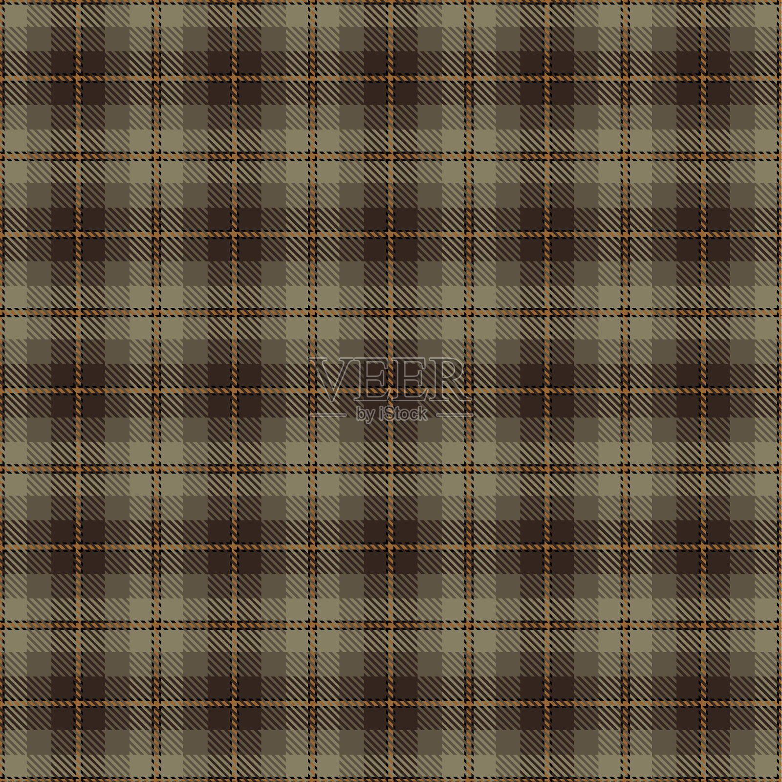 格子呢格子无缝图案背景插画图片素材