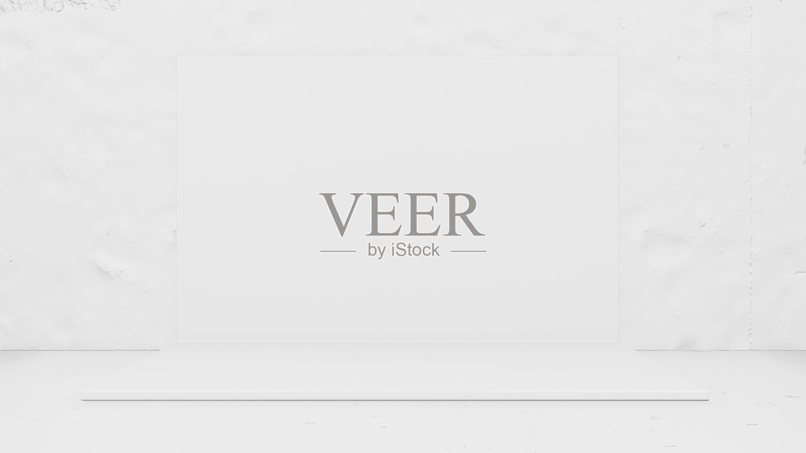 房间的白色背景舞台照片摄影图片