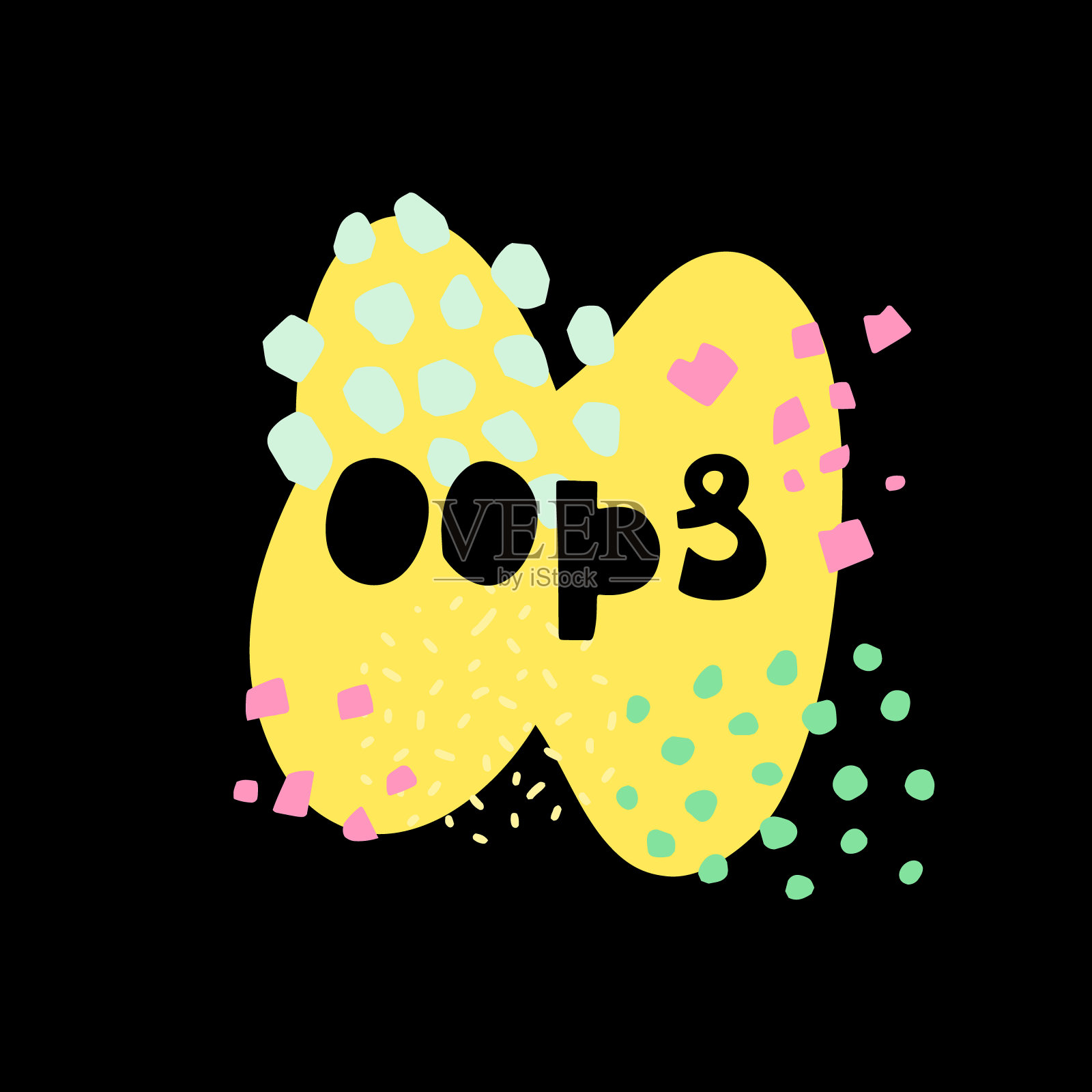 可爱动物卡片向量插画图片素材