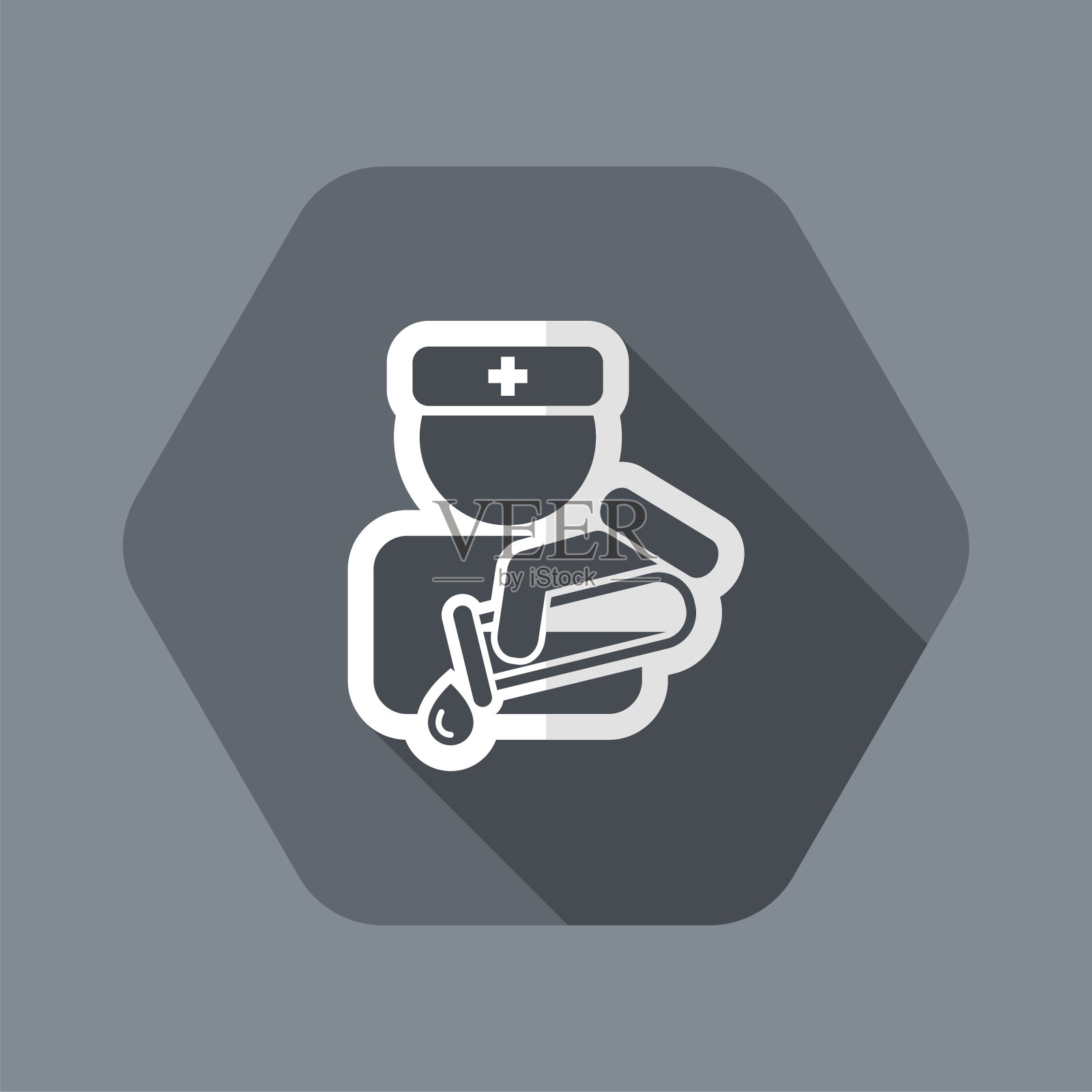 医学检验管插画图片素材