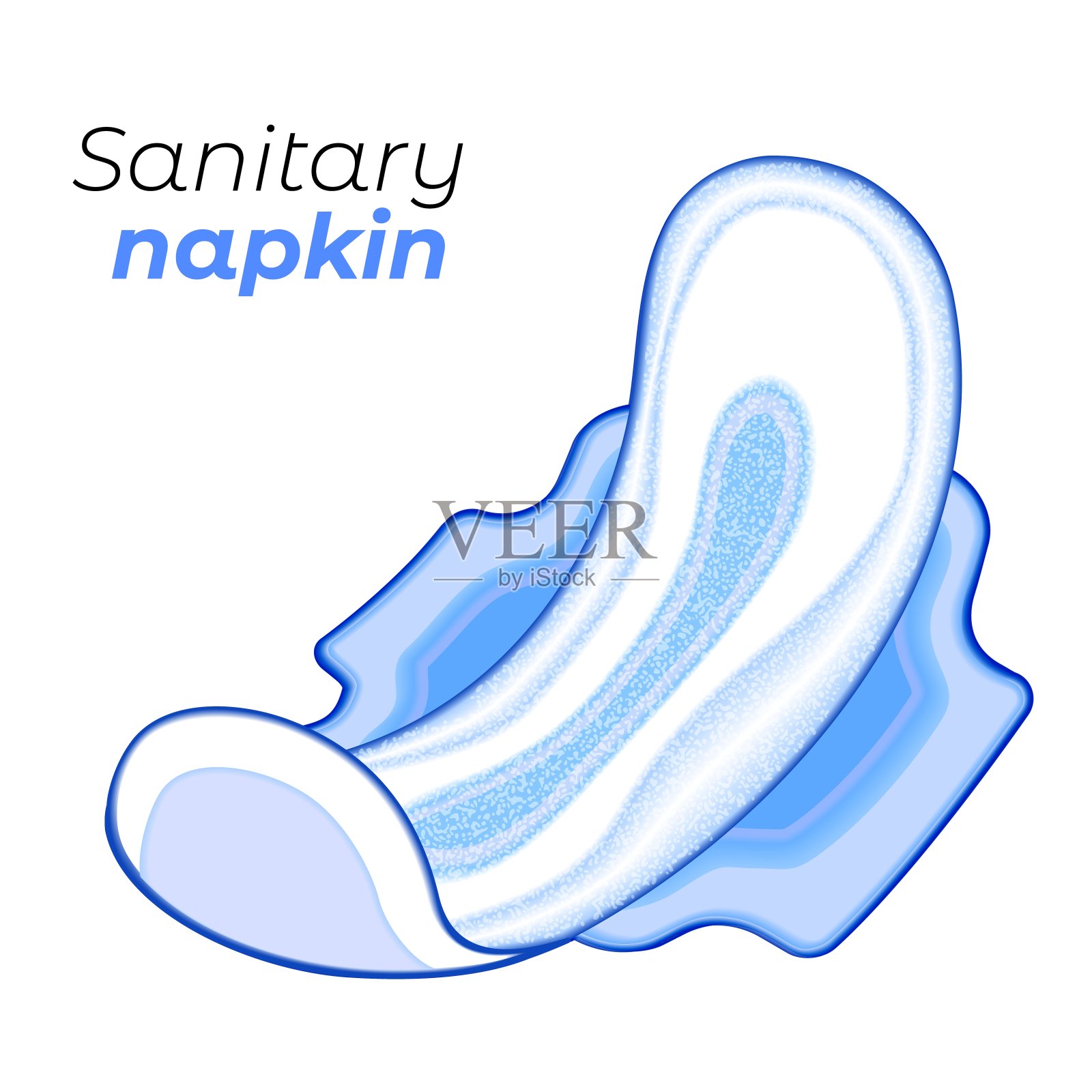 妇女危急日子，妇科月经周期概念。插画图片素材