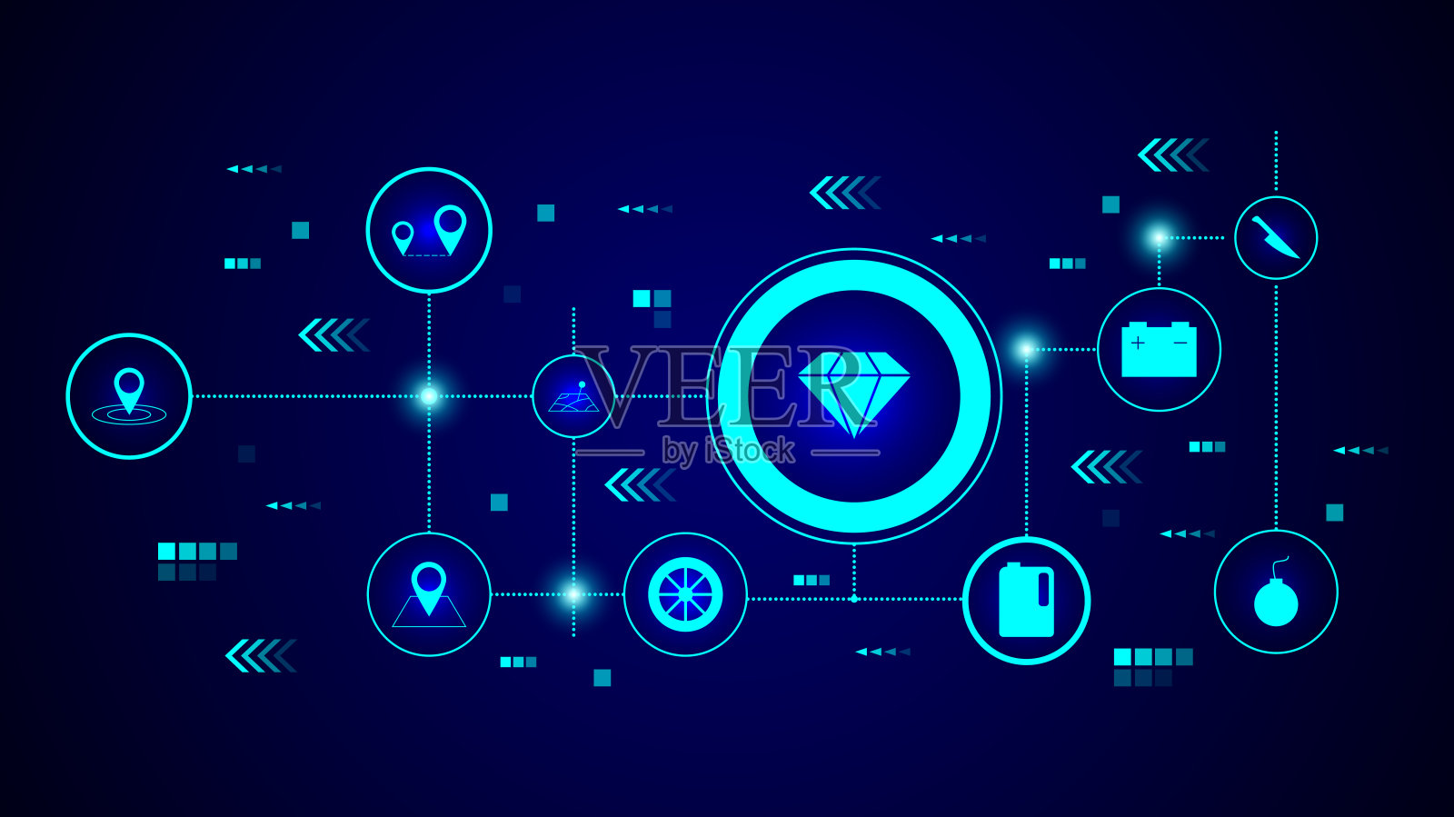 钻石图标。从网络组插画图片素材