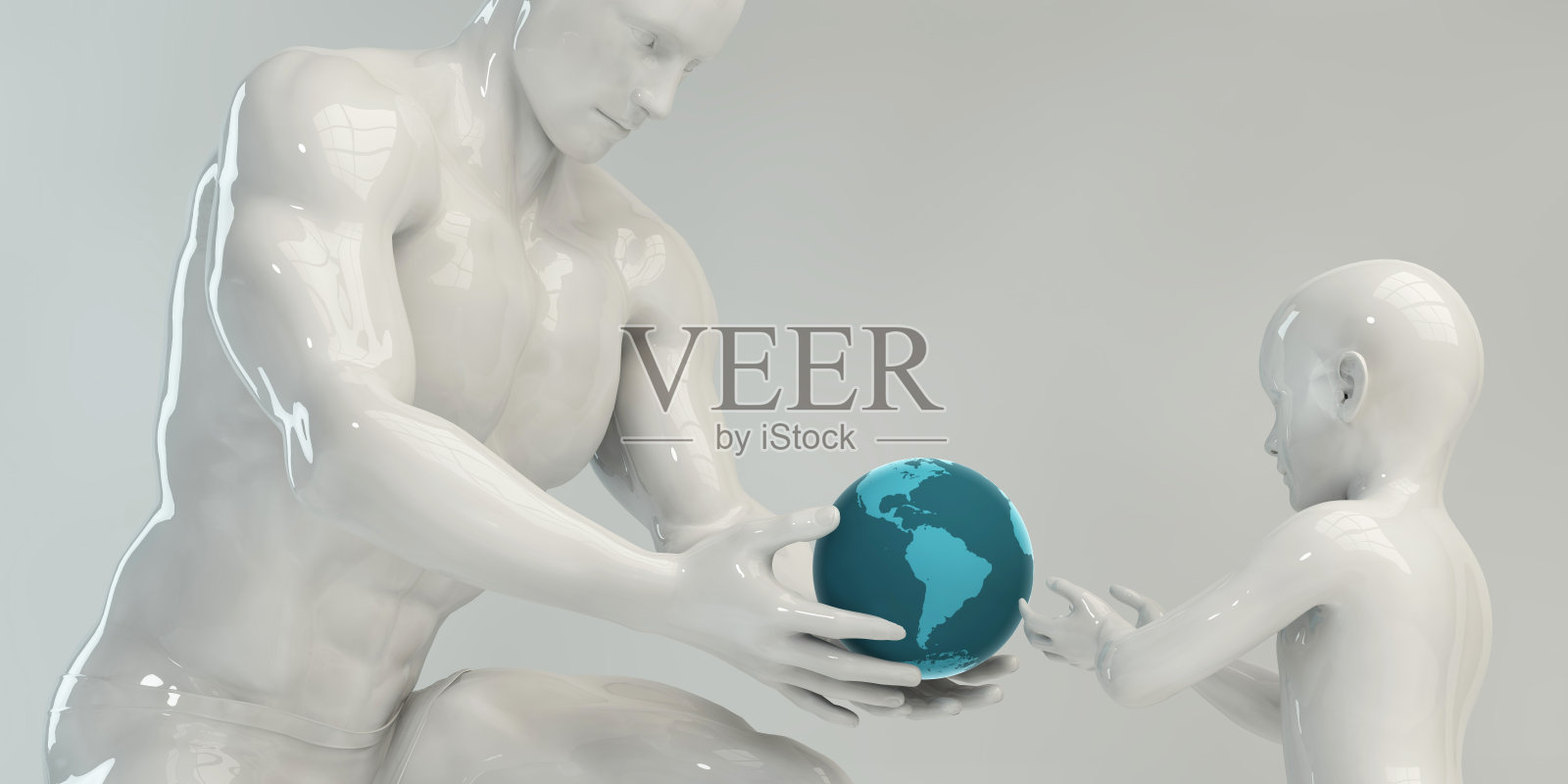 父母和孩子照片摄影图片