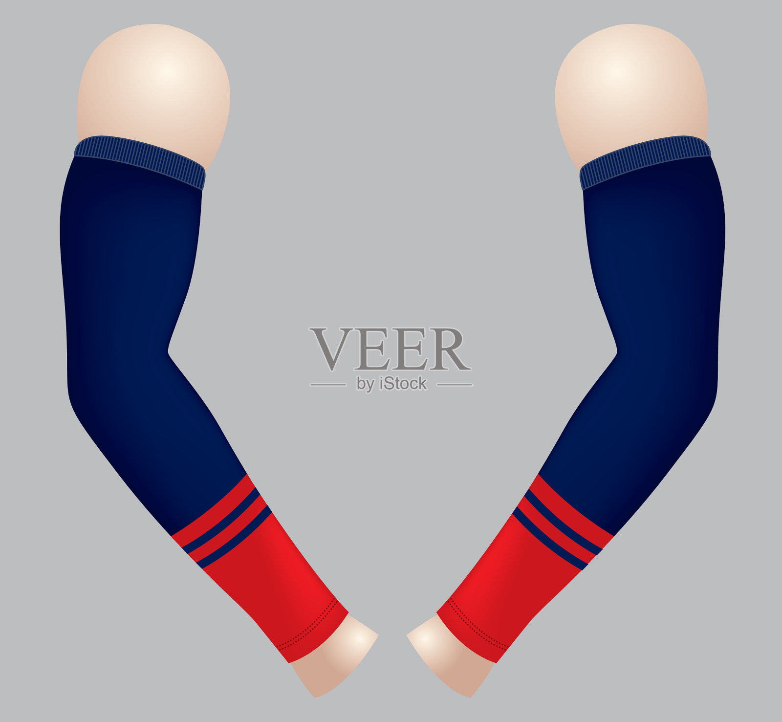 臂套设计矢量插画图片素材