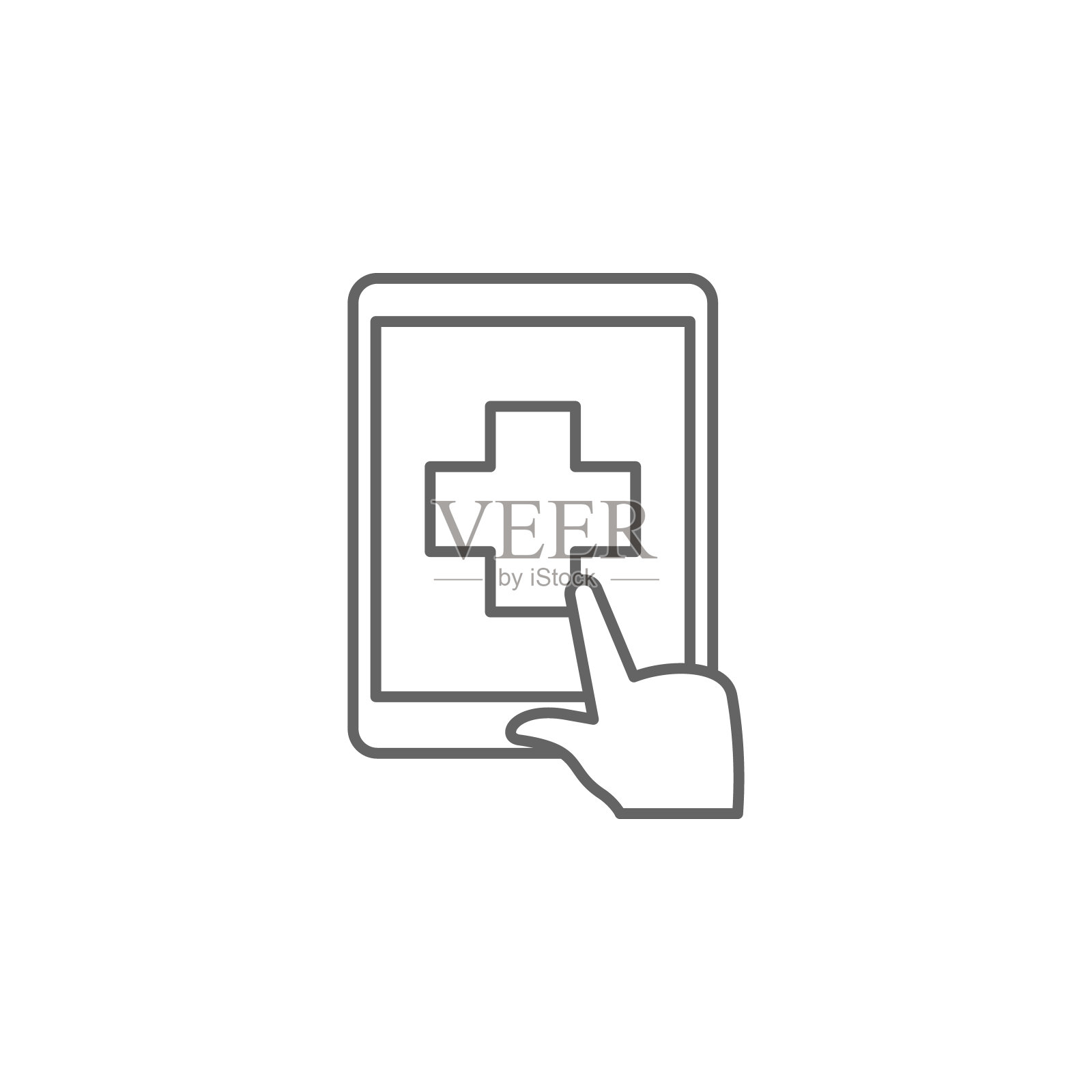 健康，帮助，医疗，在线服务。生命值图标元素。细线图标用于网站设计和开发，应用程序开发。溢价图标图标素材