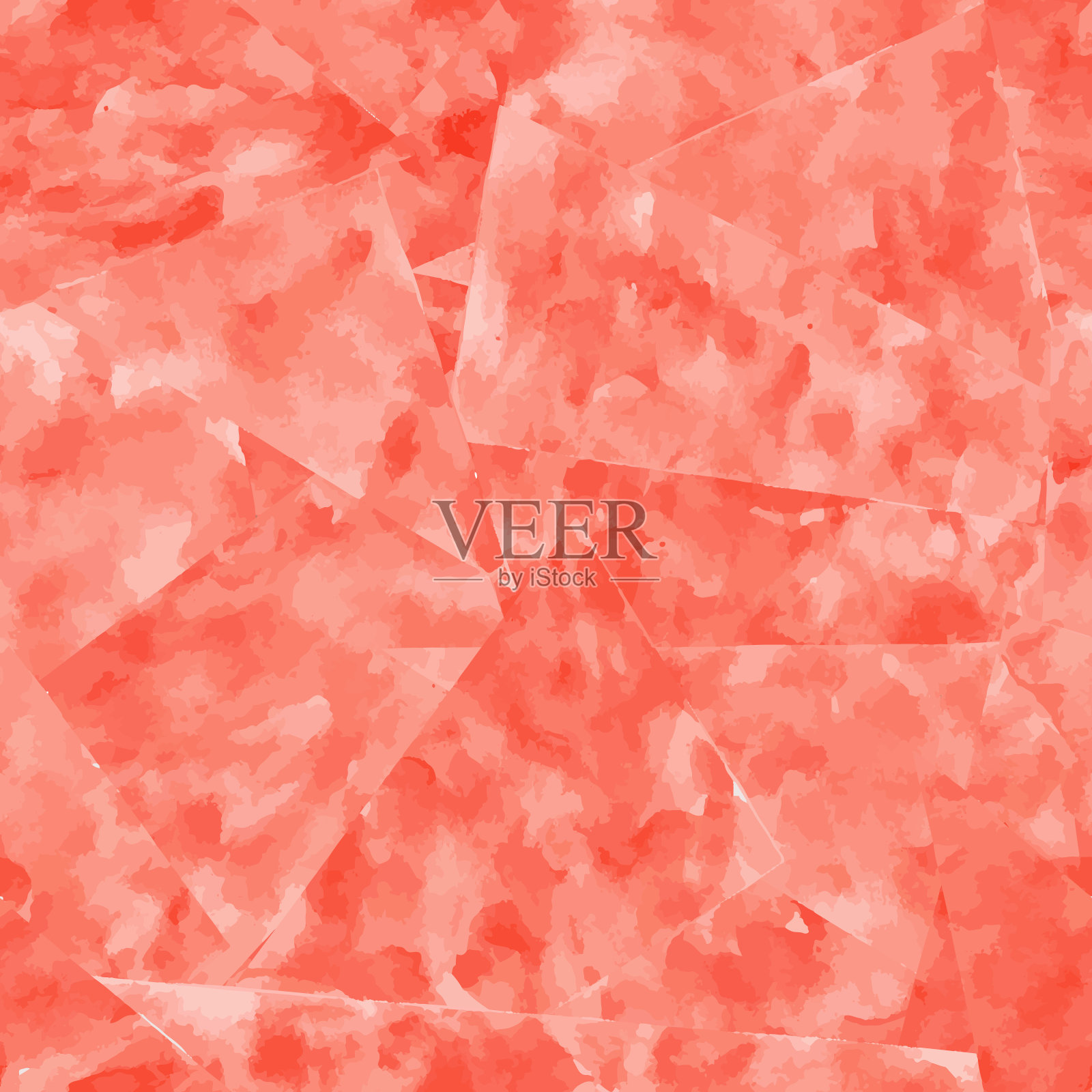 抽象无缝图案：红色水彩背景矢量图插画图片素材