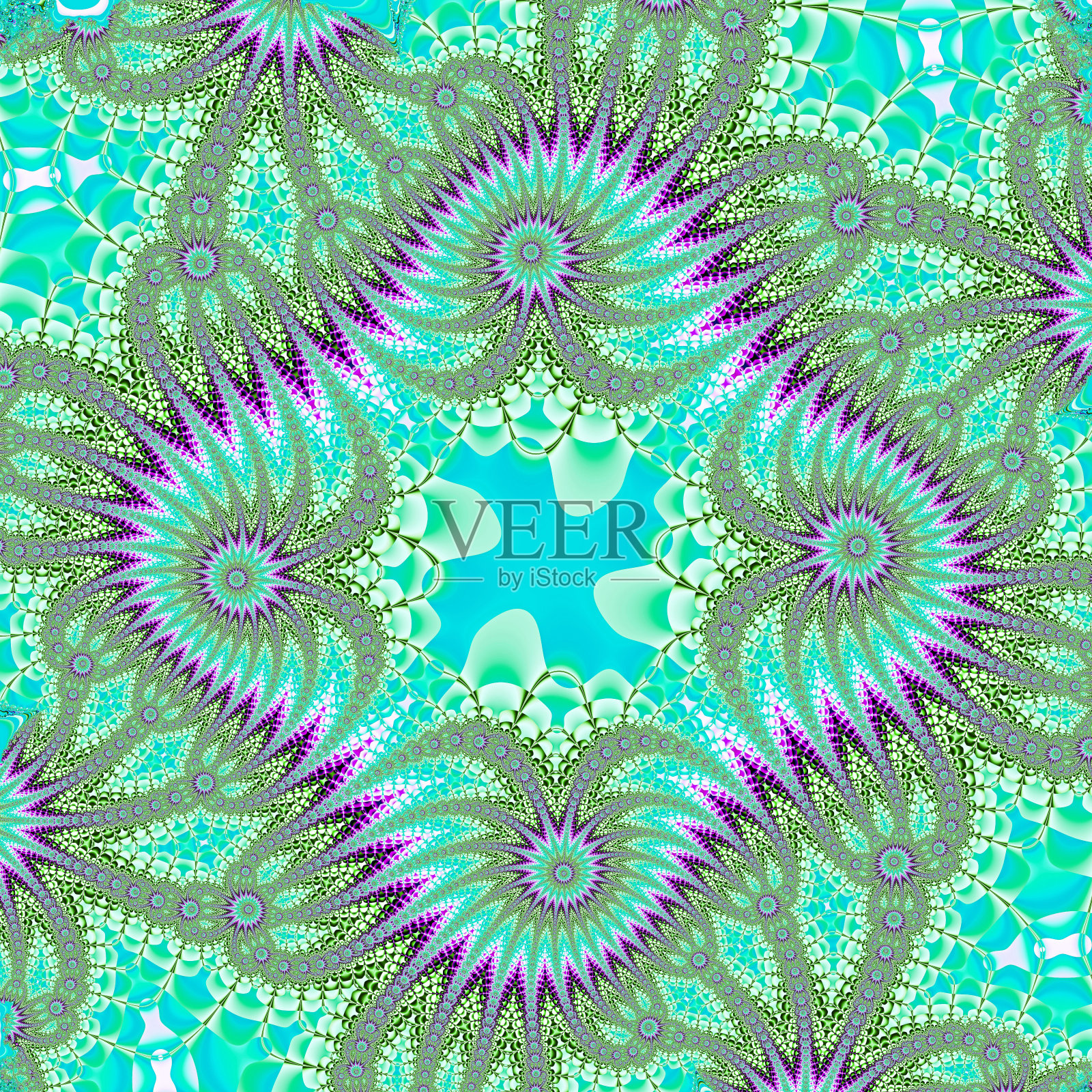 丝质围巾，披肩，曼荼罗设计照片摄影图片