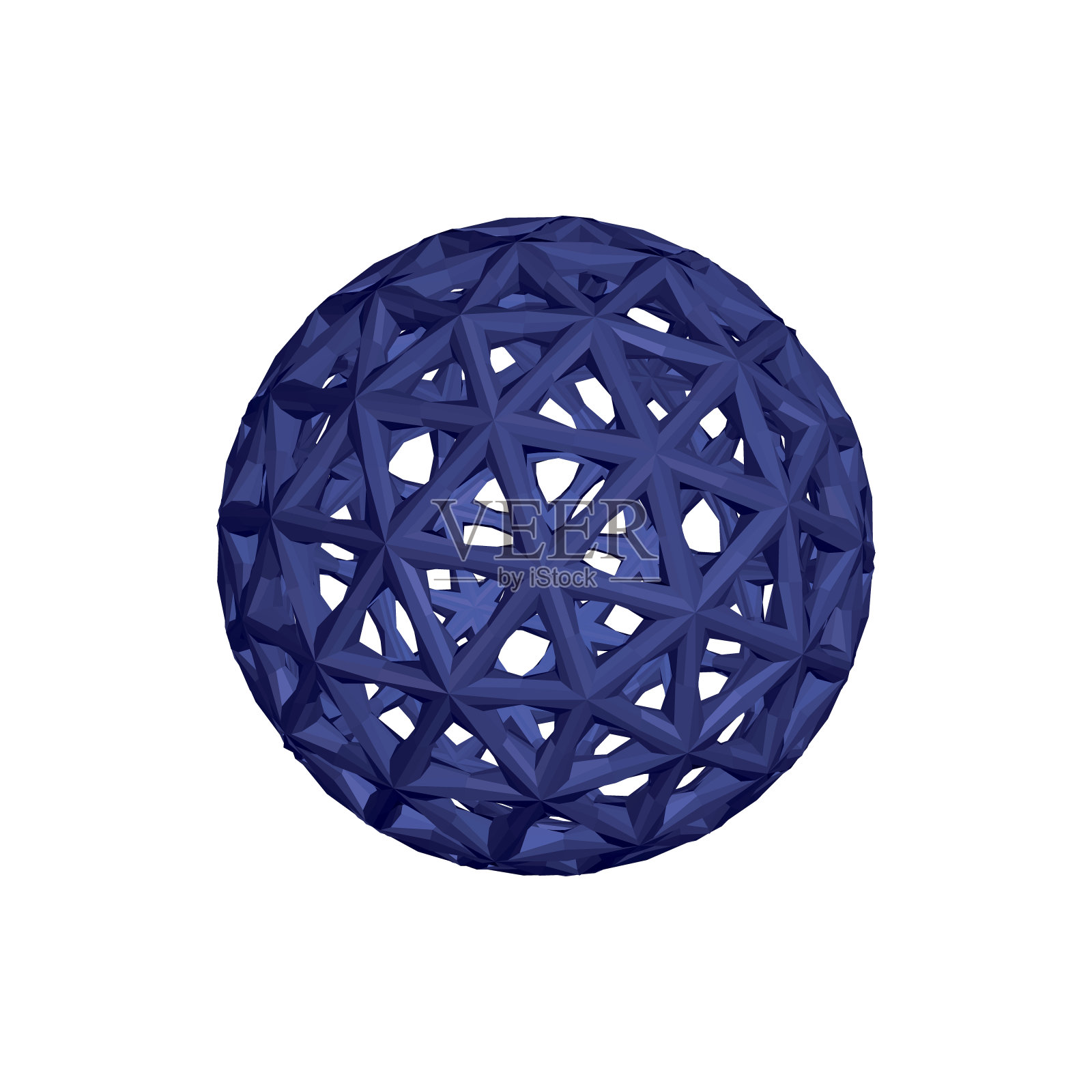 抽象的线框范围。3 d矢量插图。设计元素图片