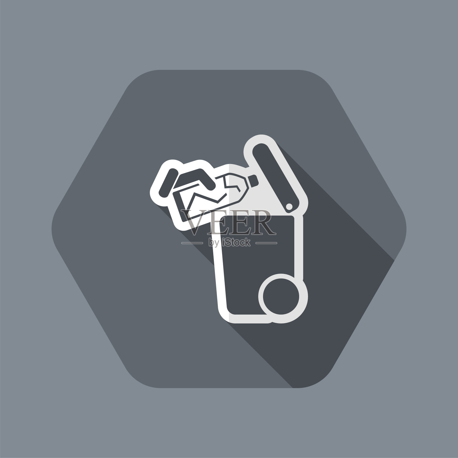 分类废物收集图标图标素材