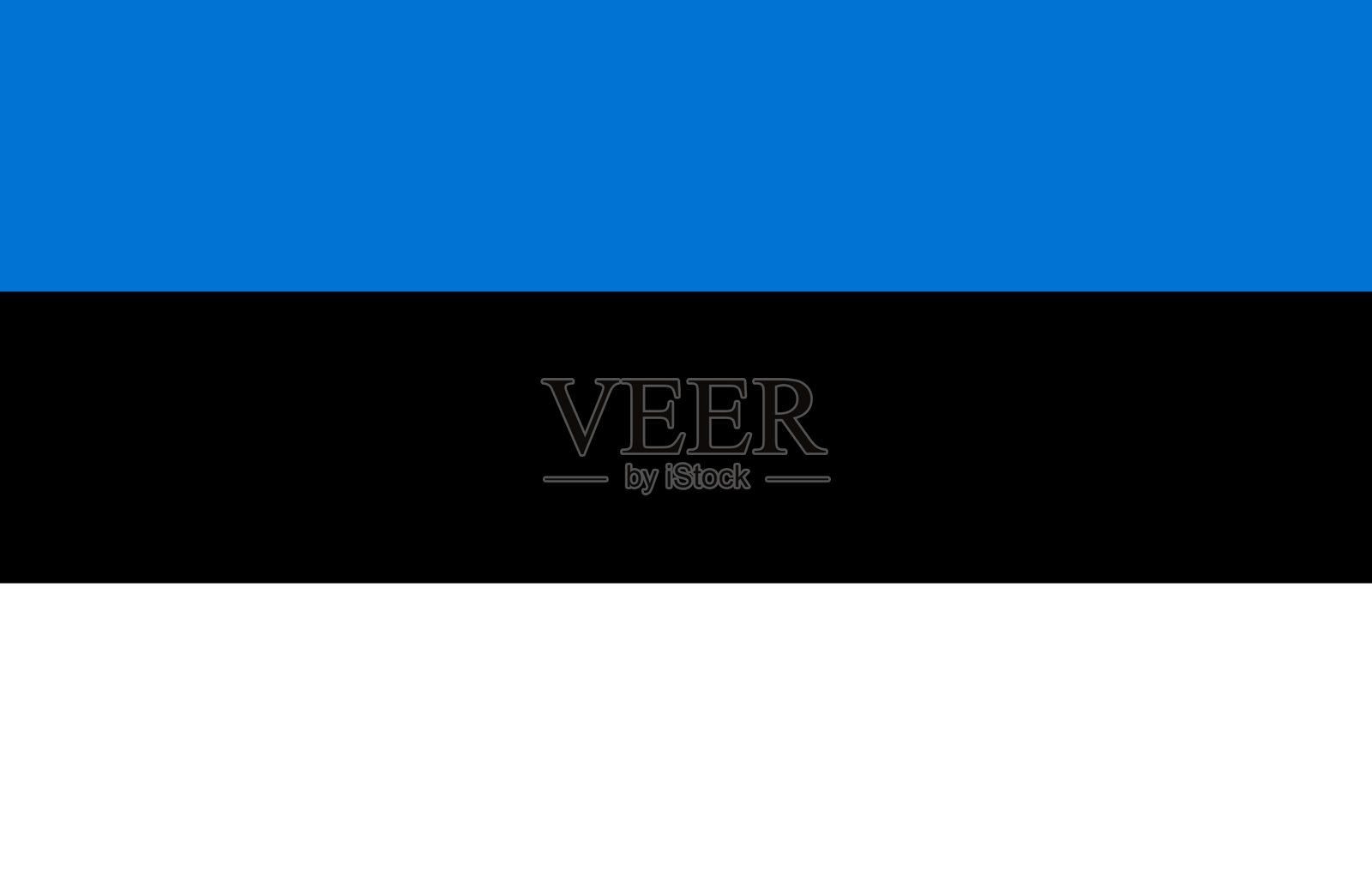 爱沙尼亚国旗。矢量插图。塔林插画图片素材