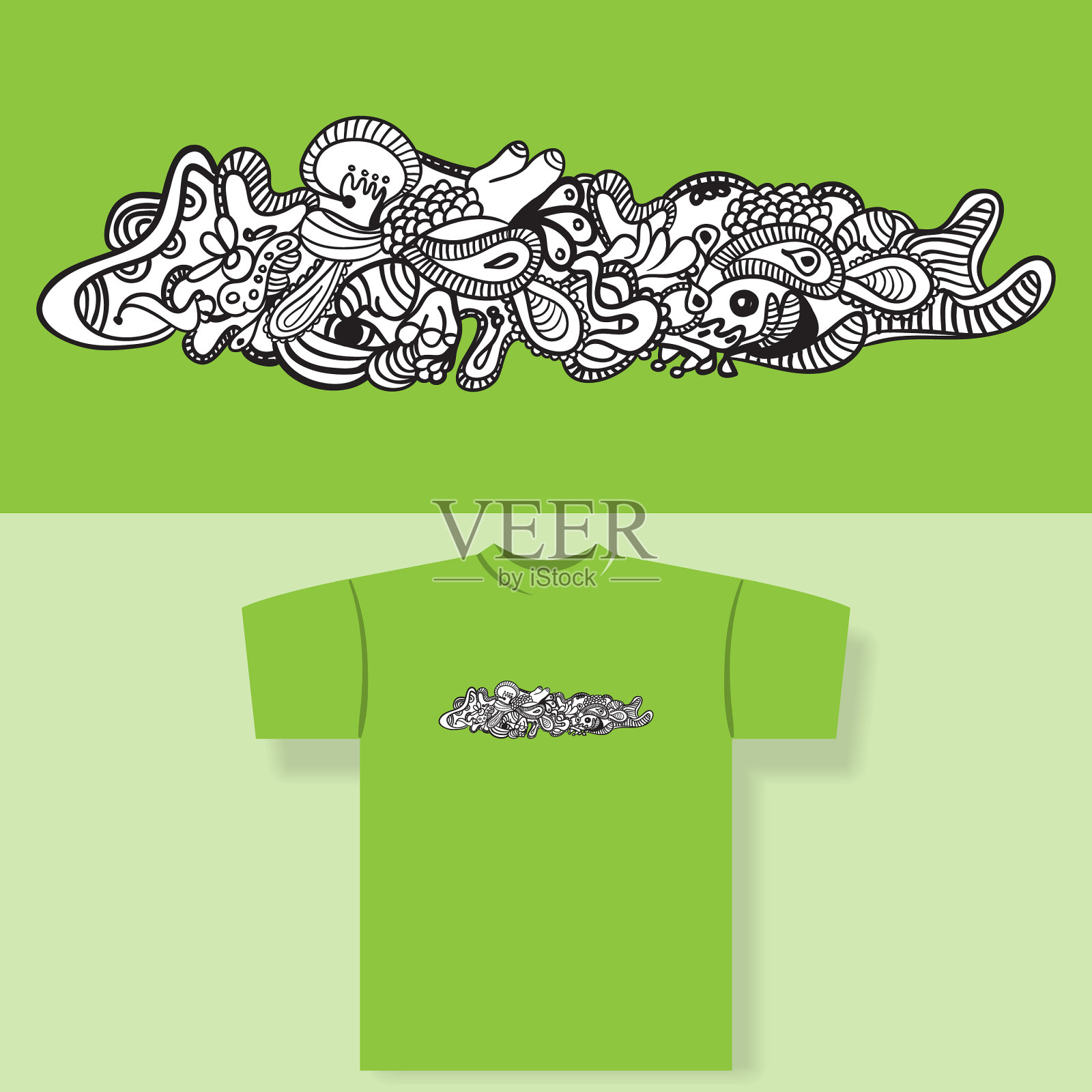 t恤印刷设计插画图片素材