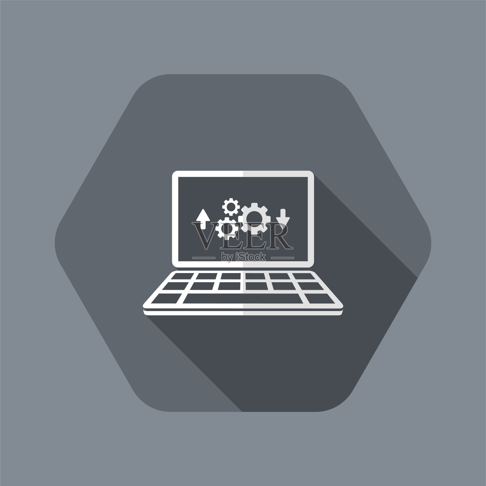 计算机传输设置图标插画图片素材