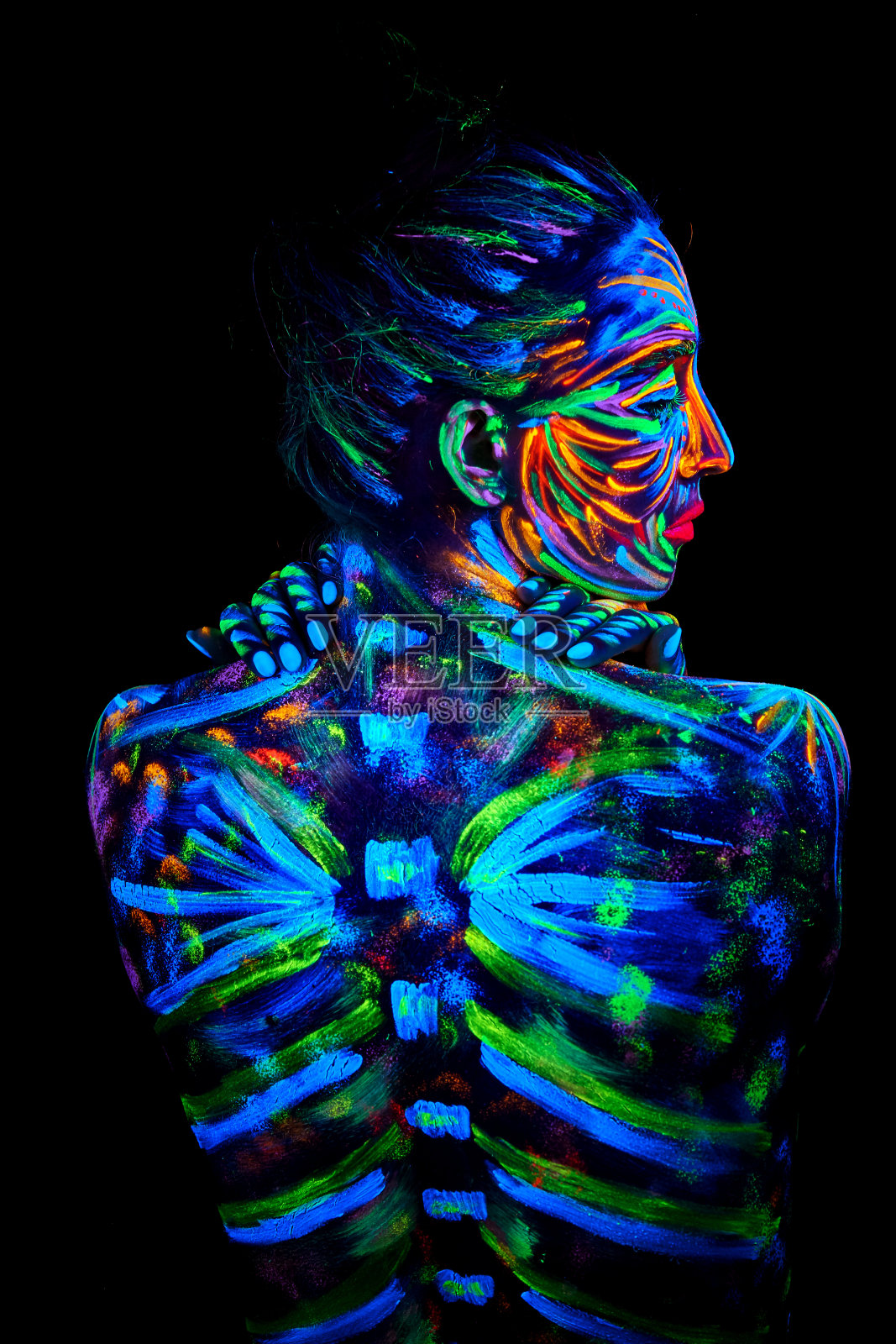 紫外近照照片摄影图片