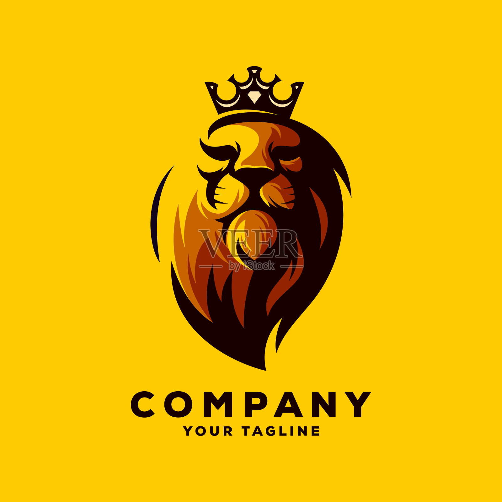 狮子王标志矢量设计元素图片