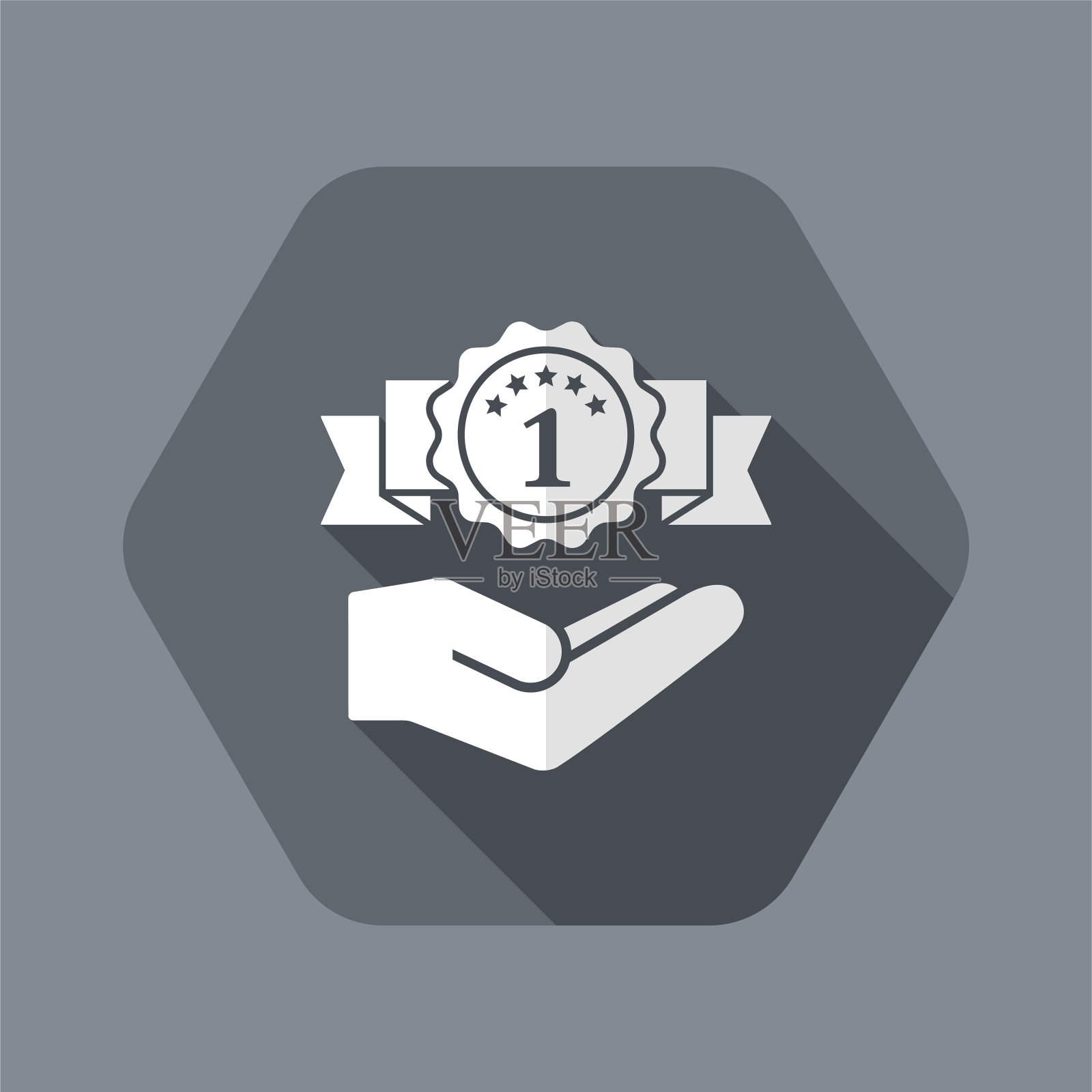 服务提供-一号-最小的图标插画图片素材