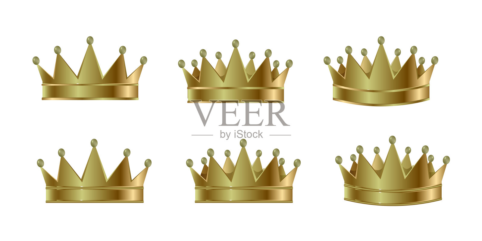 皇冠集插画图片素材