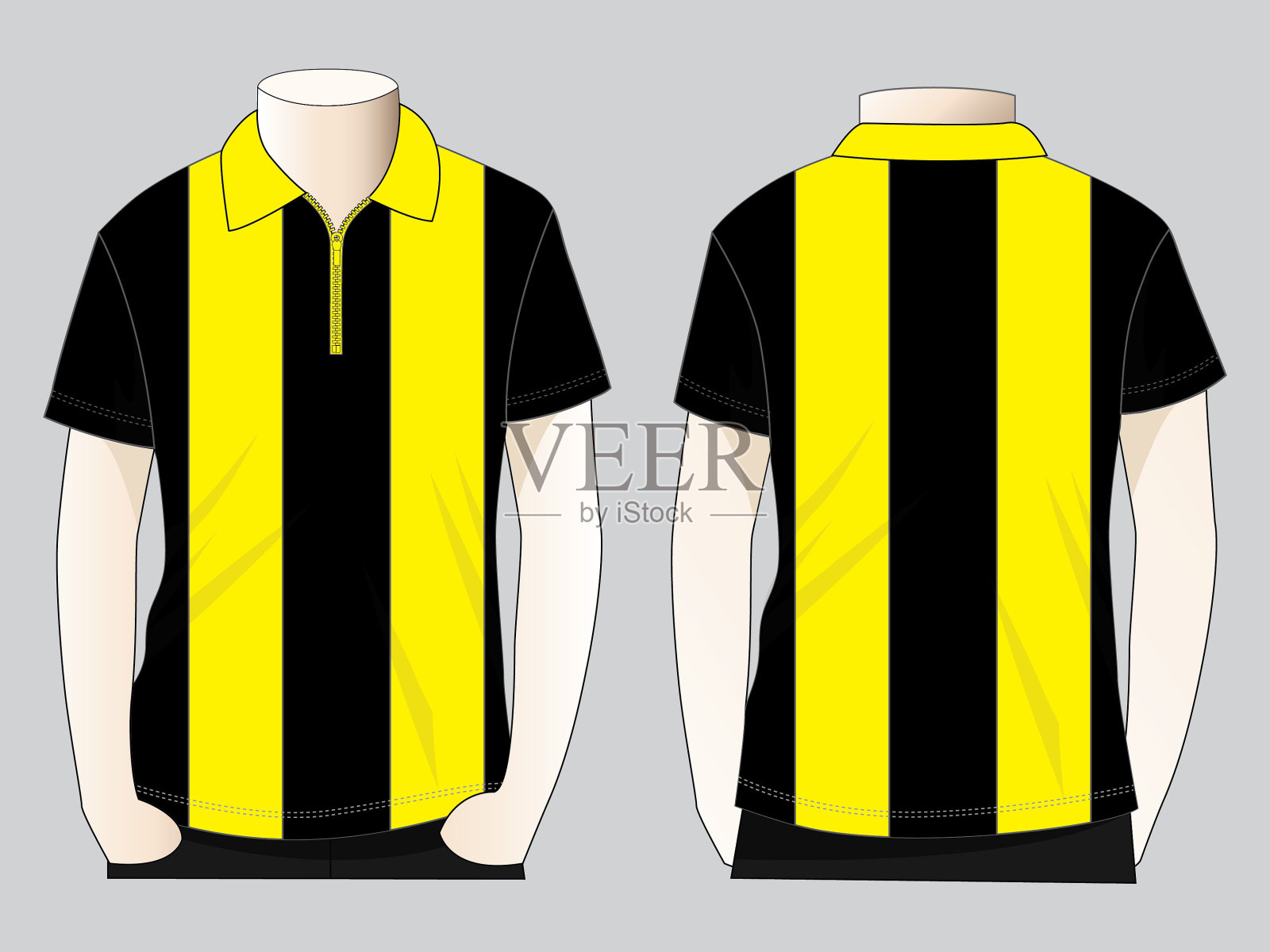 Polo衫设计矢量插画图片素材