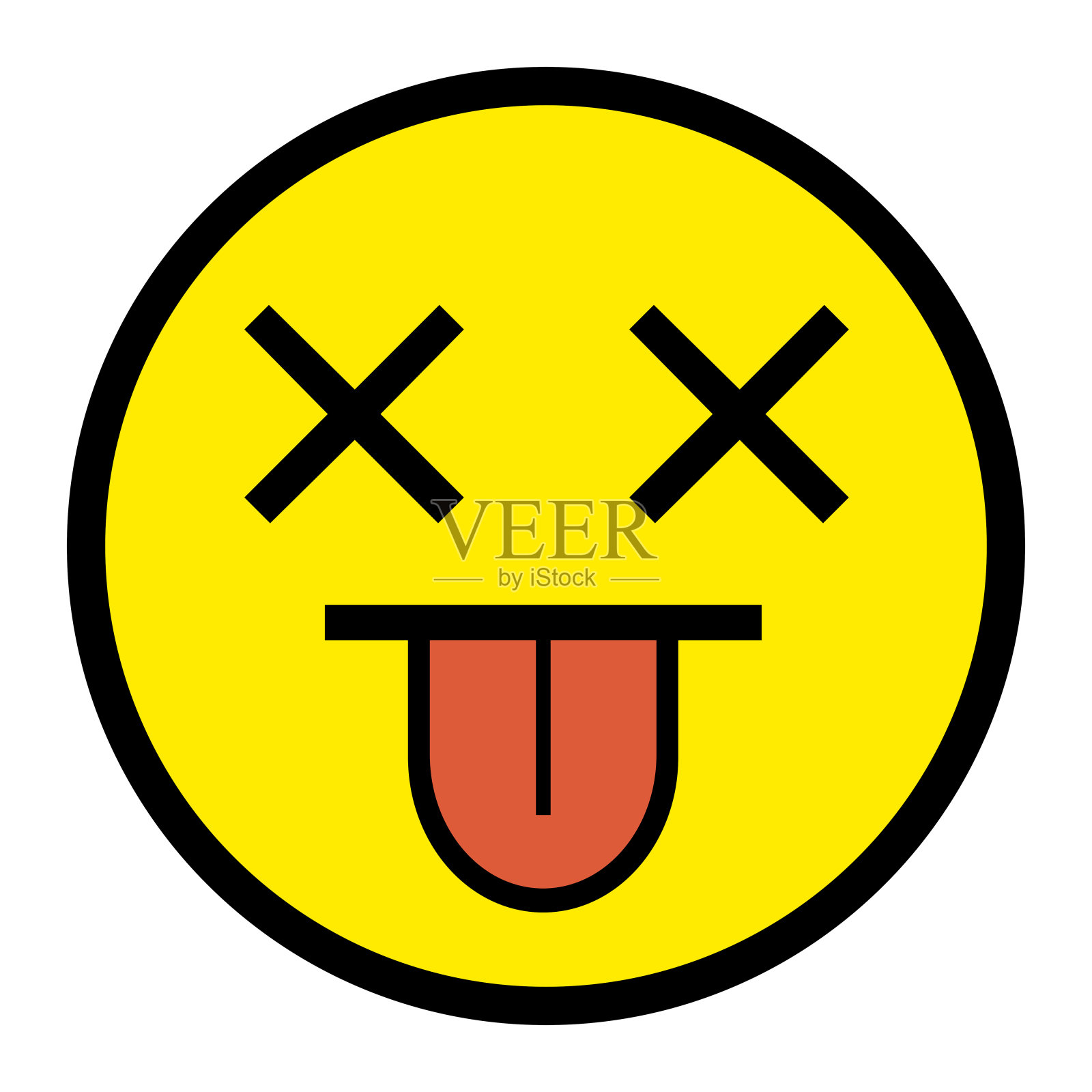 失望的脸插画图片素材