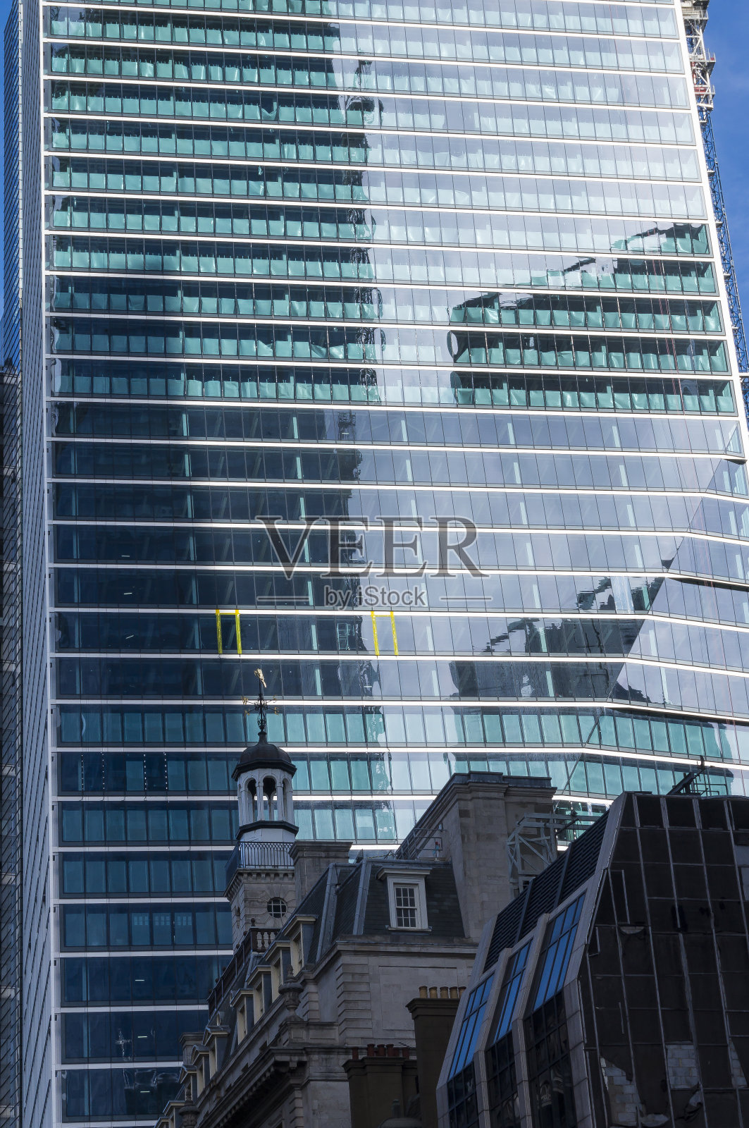 伦敦的天际线和他宏伟的摩天大楼照片摄影图片