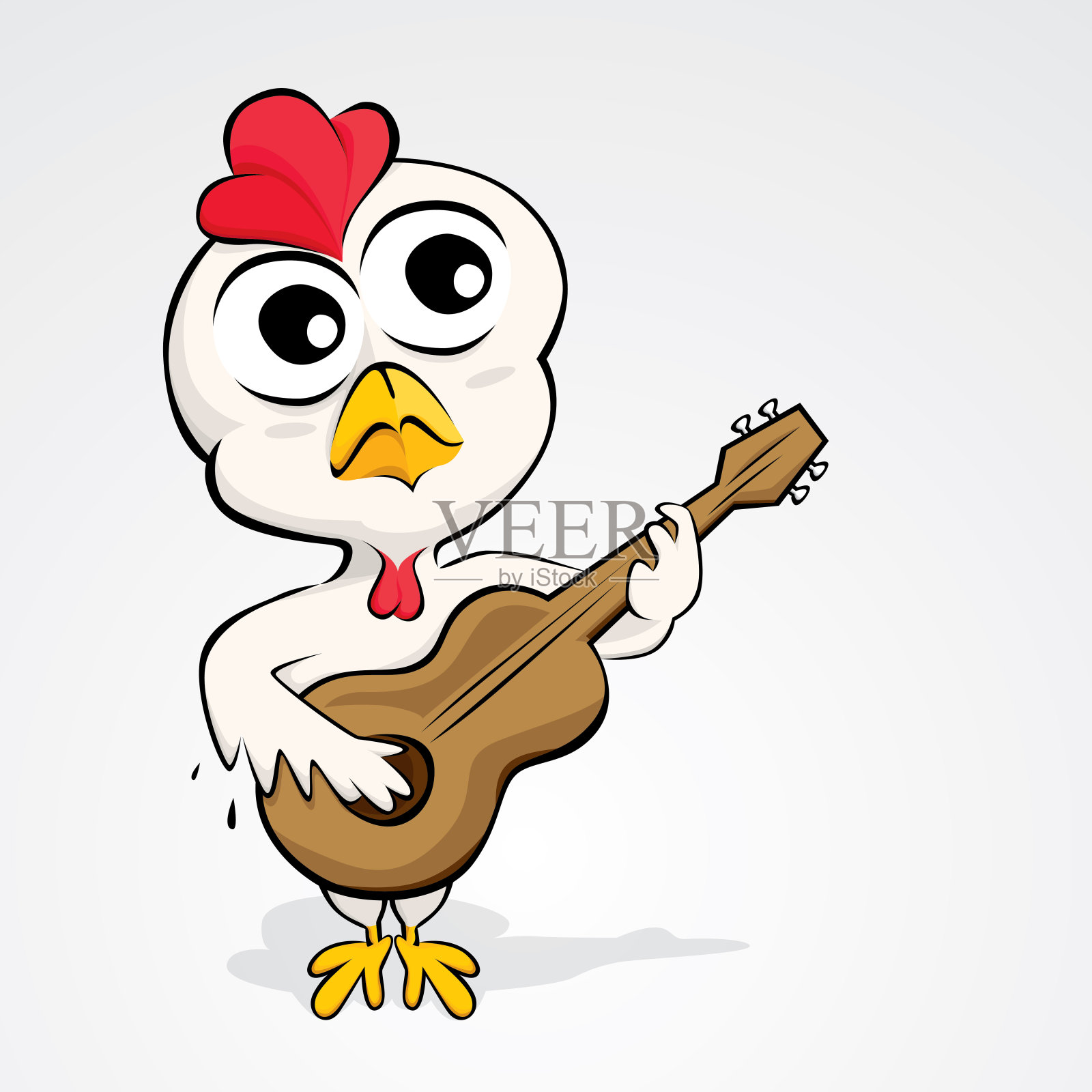 卡通鸡插画图片素材