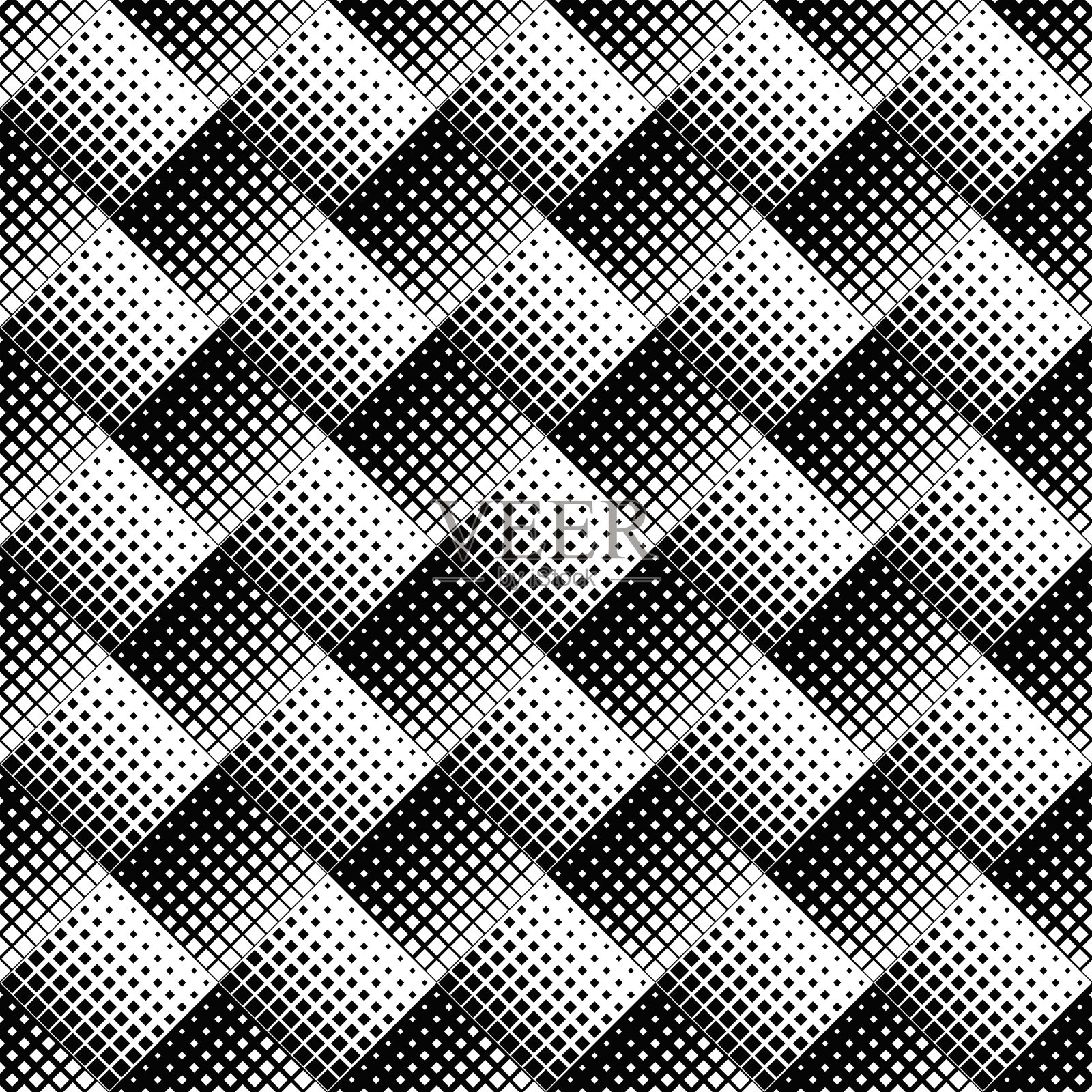 摘要无缝几何对角方形图案背景插画图片素材