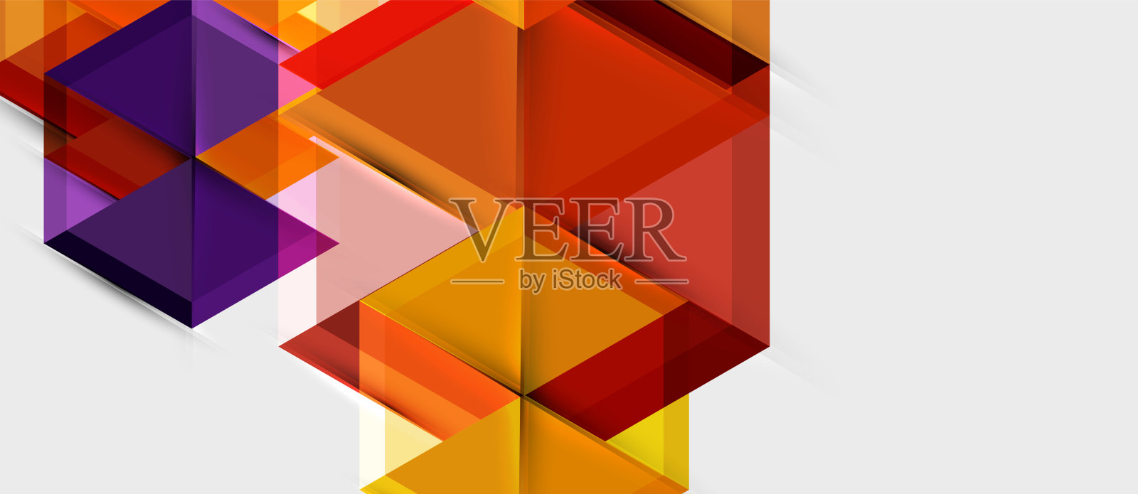 六边形抽象背景，几何现代模板插画图片素材