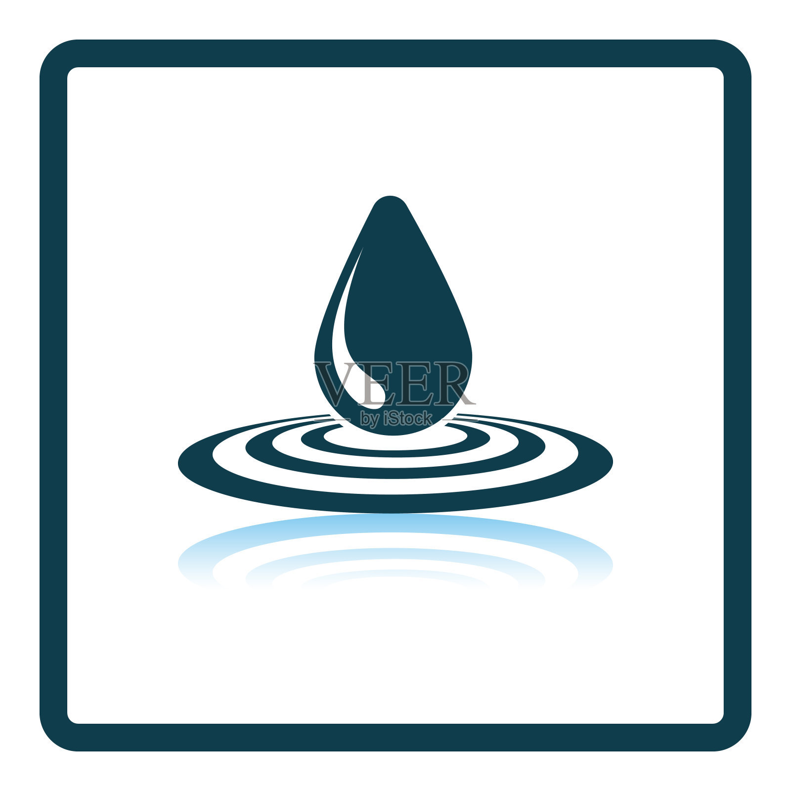 水滴图标插画图片素材