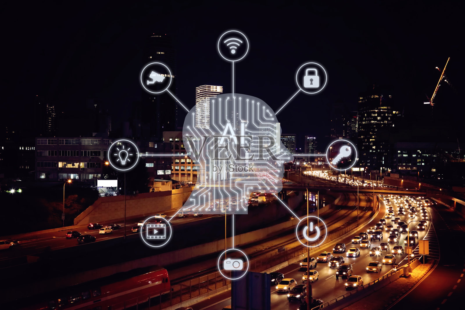 人工智能未来技术创新物联网大数据照片摄影图片